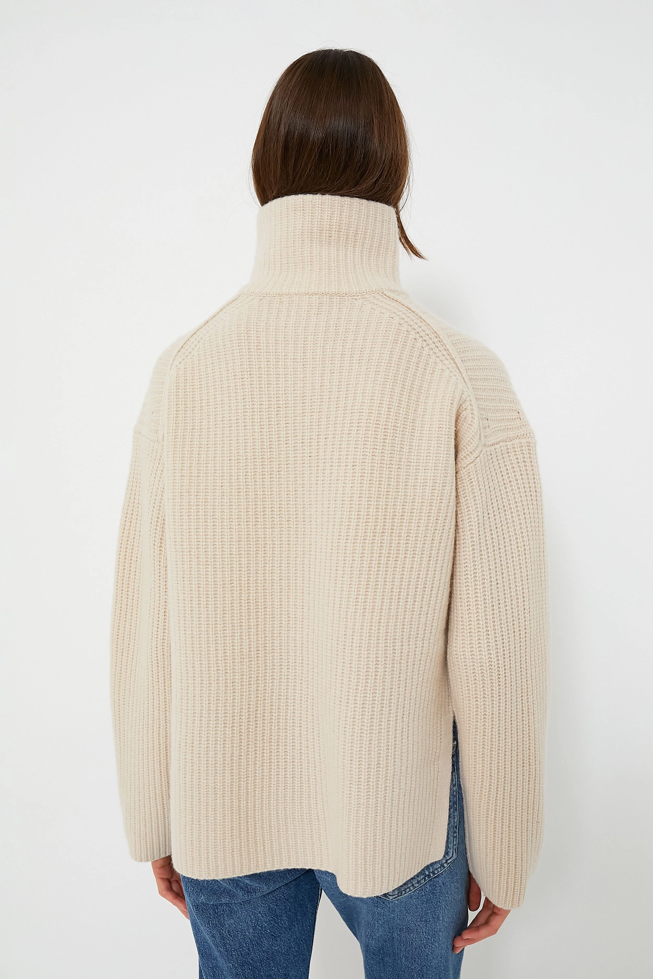 Buttermilk Felix Zip Merino Sweater - Image 4
