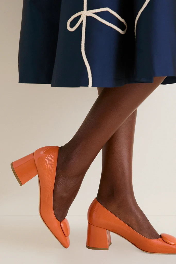 Californian Peach Naplak Naxos Heels - Image 2