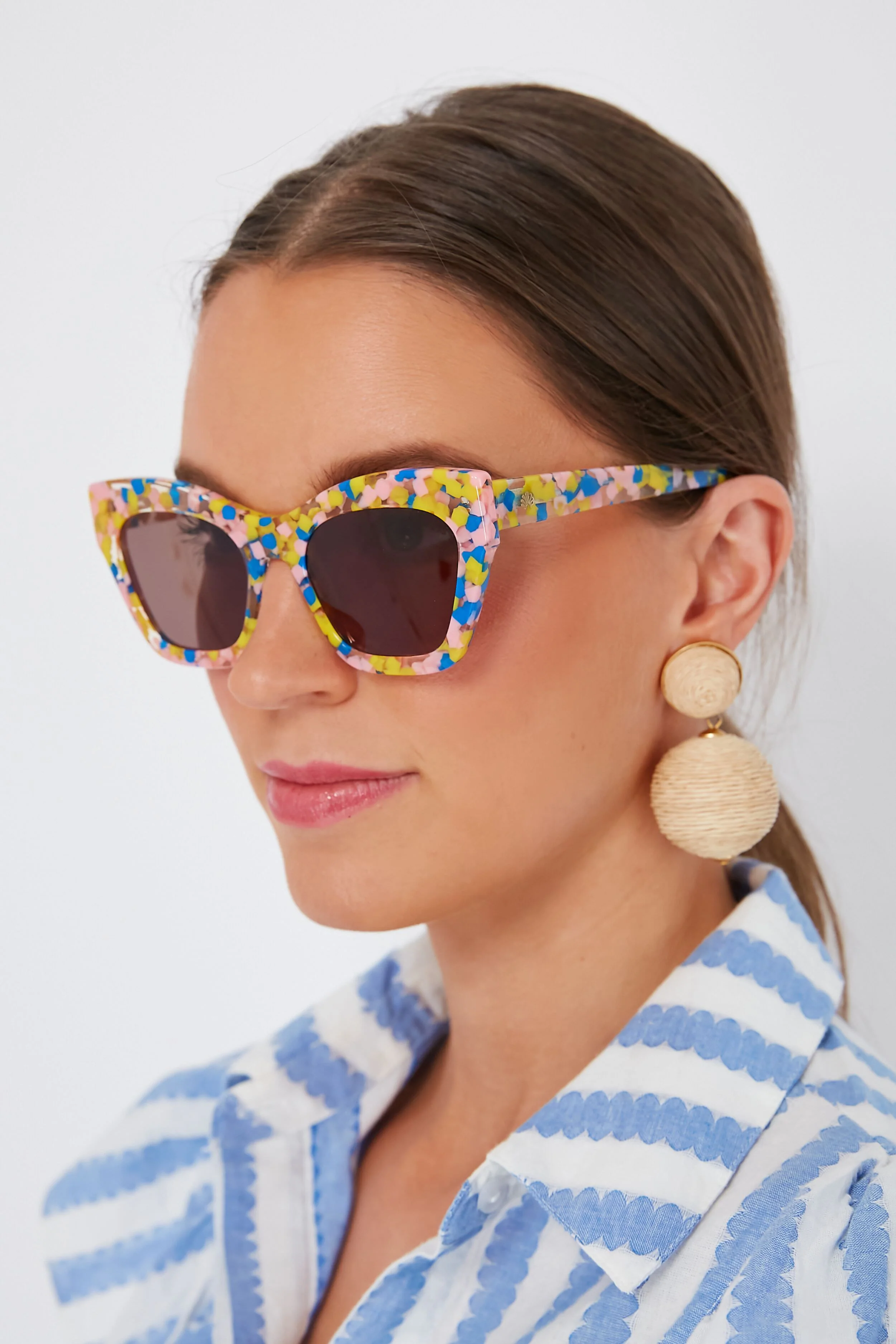 Canary Confetti Lido Sunglasses - Image 2