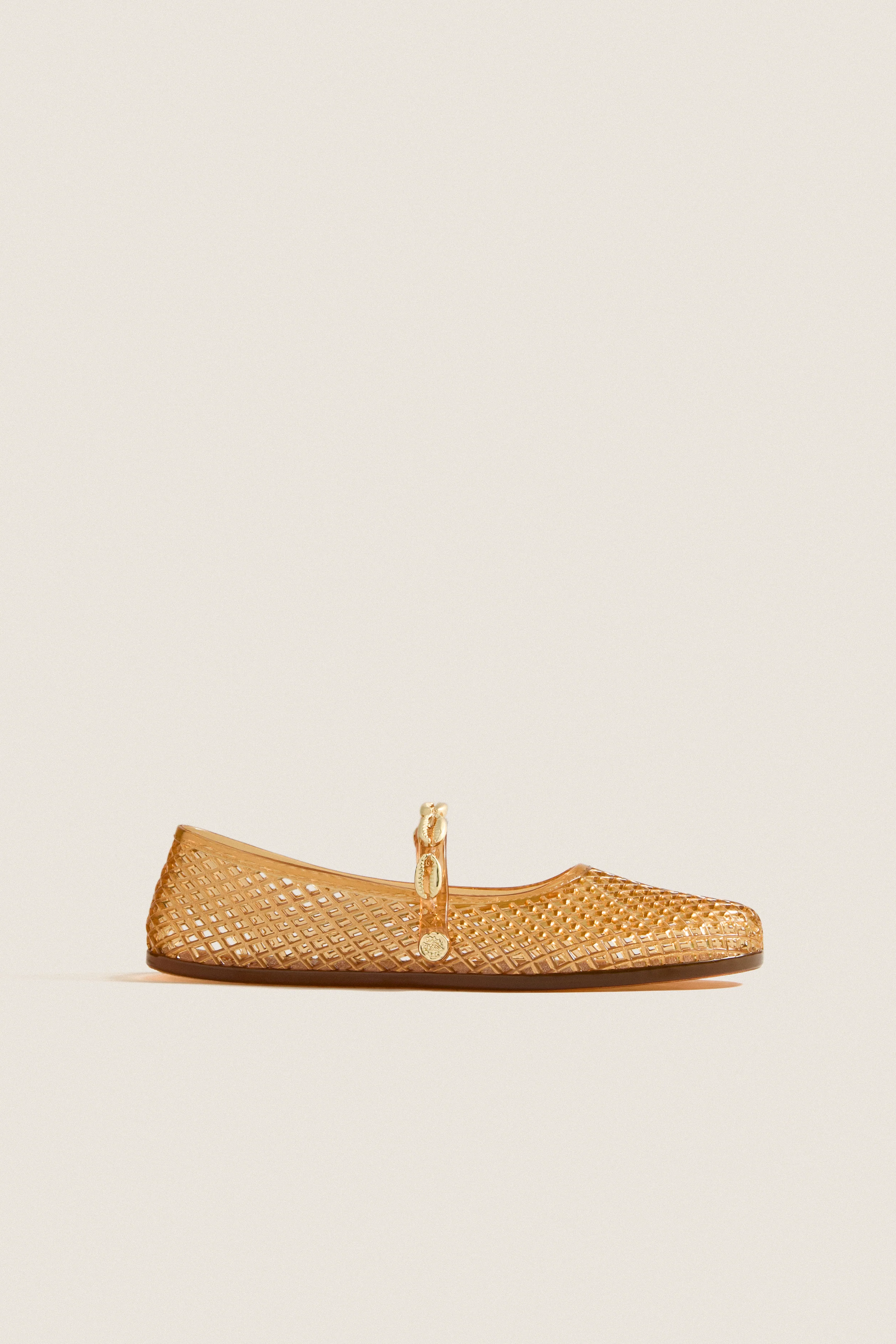 Caramel Iro Shells Jelly Flats - Image 6