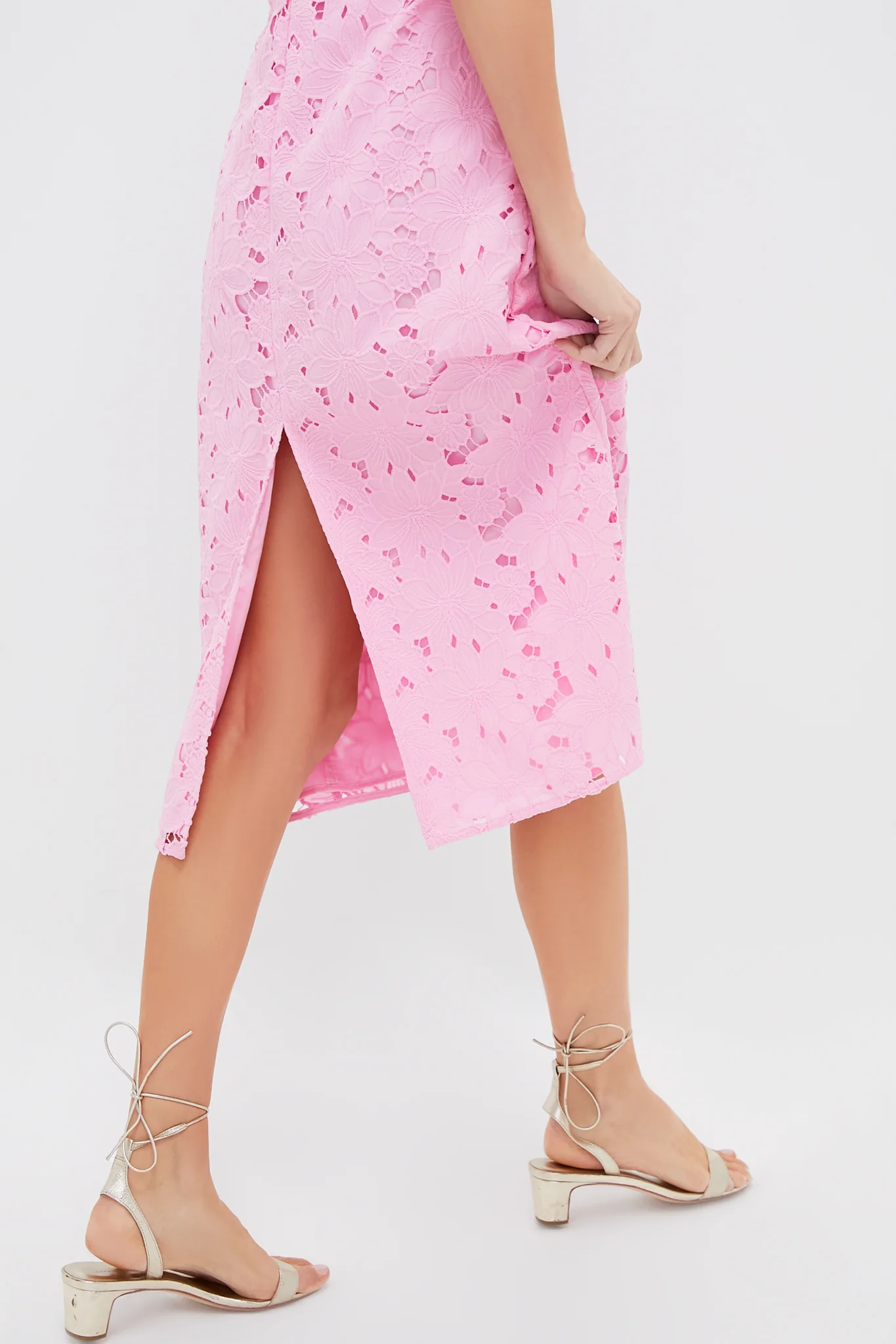 Carnation Eyelet Evelyn Midi Dress - Image 5