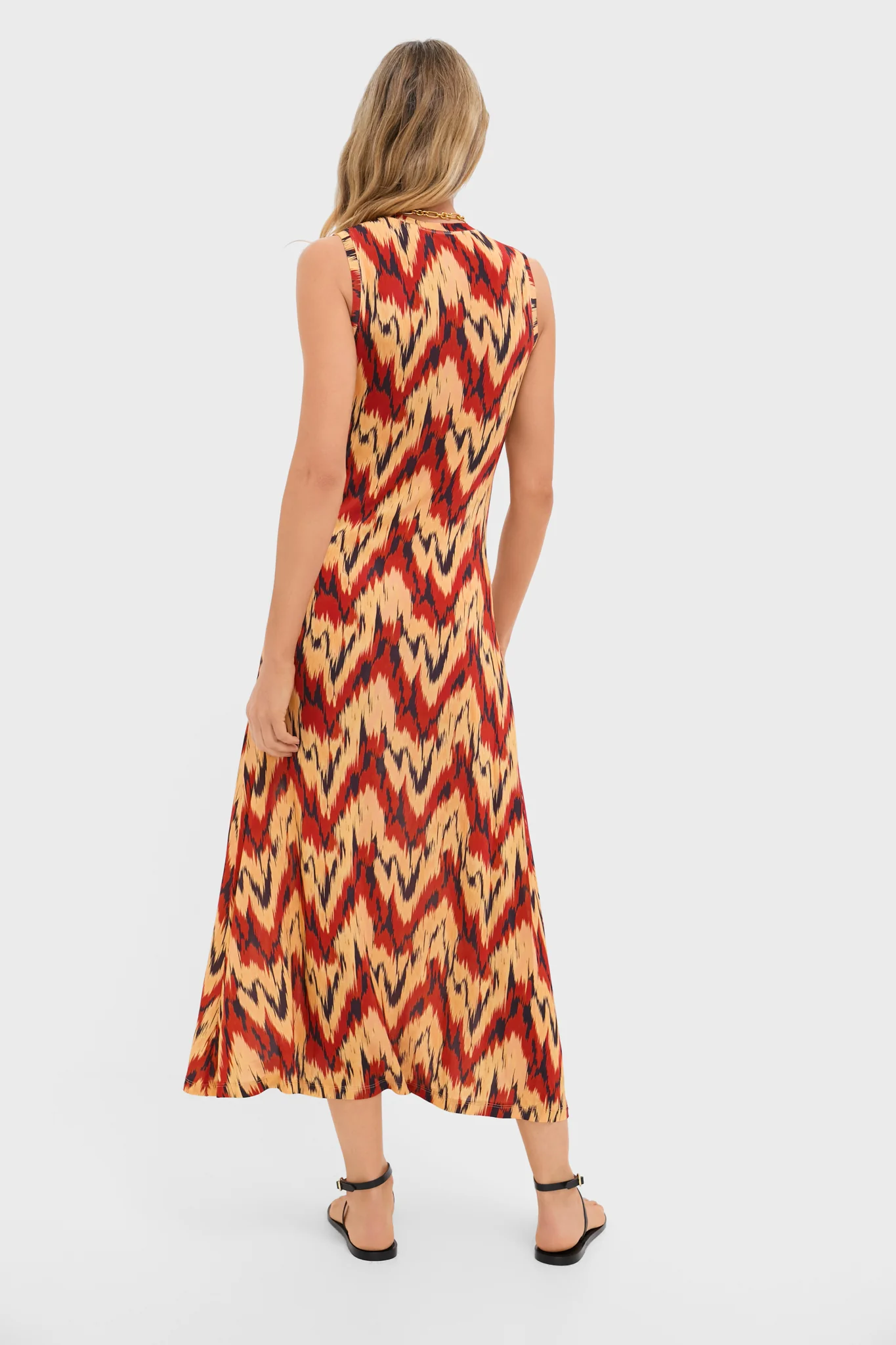 Carnelian Orla Sleeveless Midi Dress - Image 4