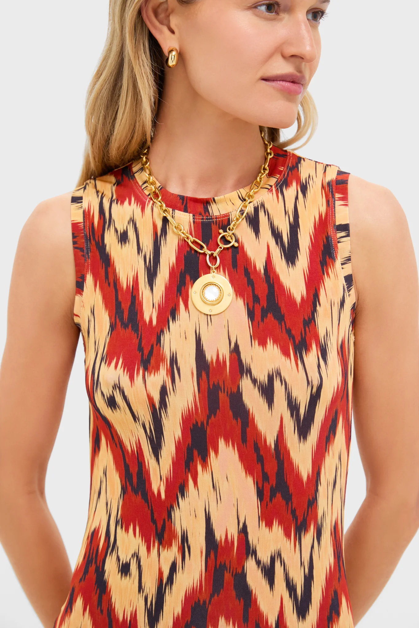 Carnelian Orla Sleeveless Midi Dress - Image 6