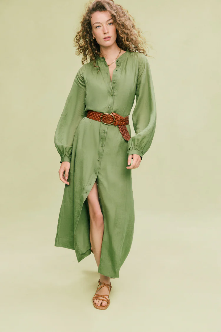 Cedar Green Button Down Granier Dress - Image 2