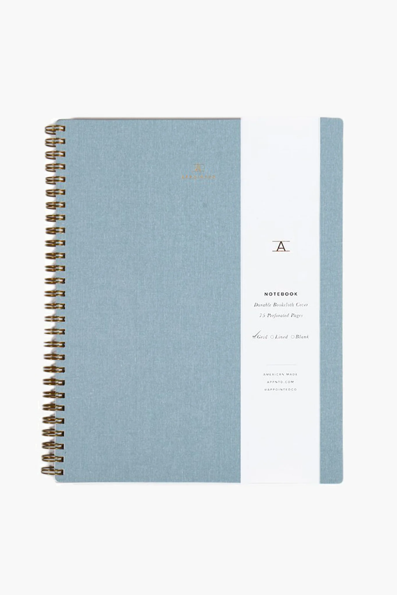 Chambray Blue Lined Notebook - Image 2