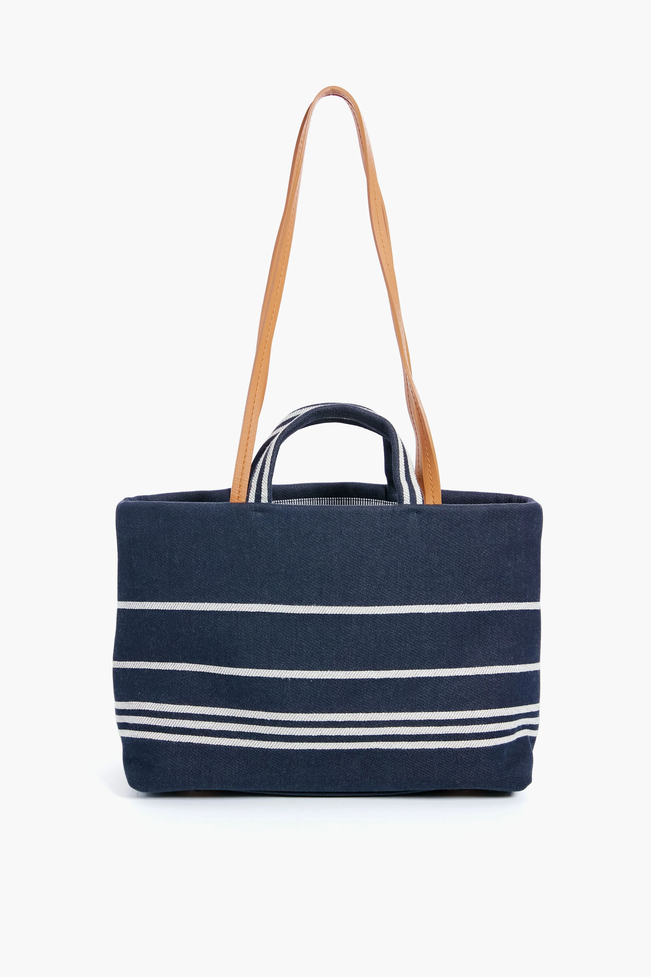 CHANEL Denim Canvas Border Tote - Image 4