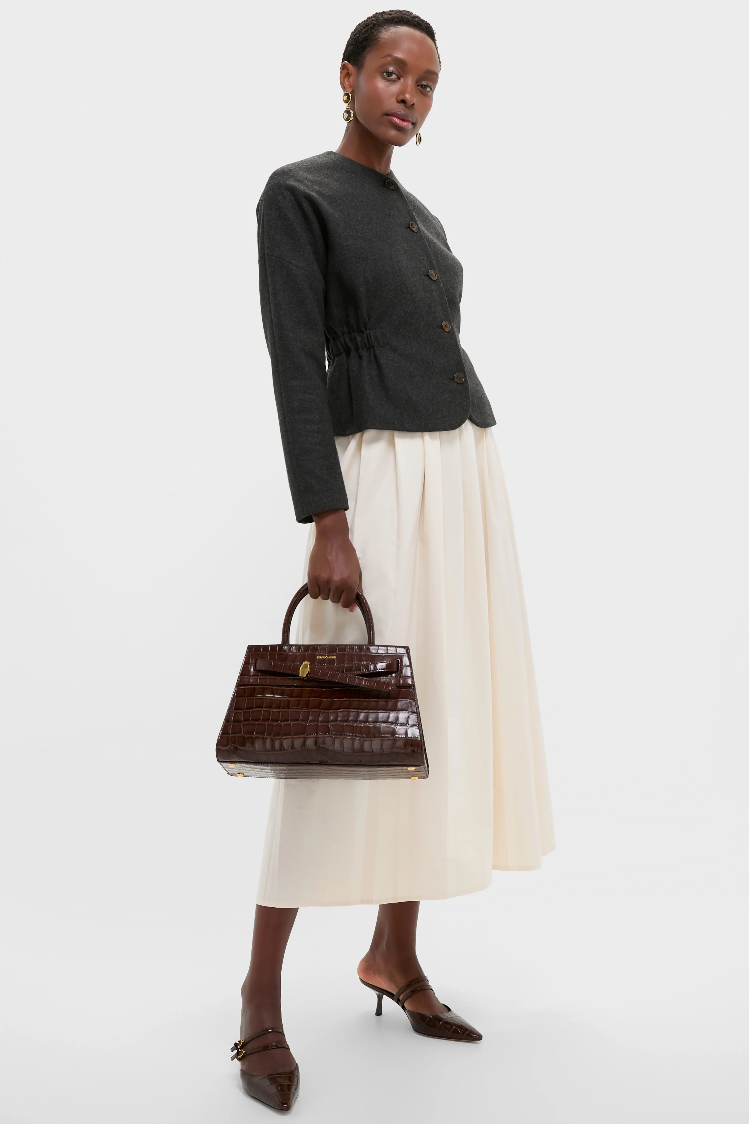 Charcoal Light Atelier Cinch Jacket - Image 2