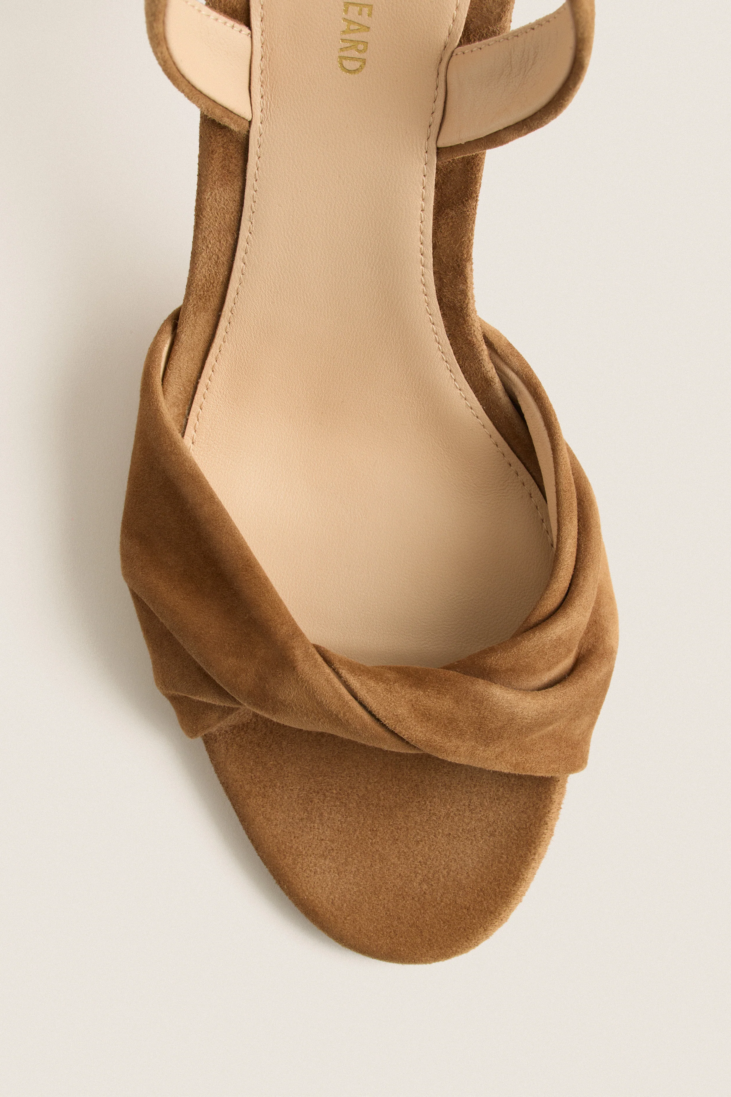 Chestnut Suede Tullia Block Heels - Image 5