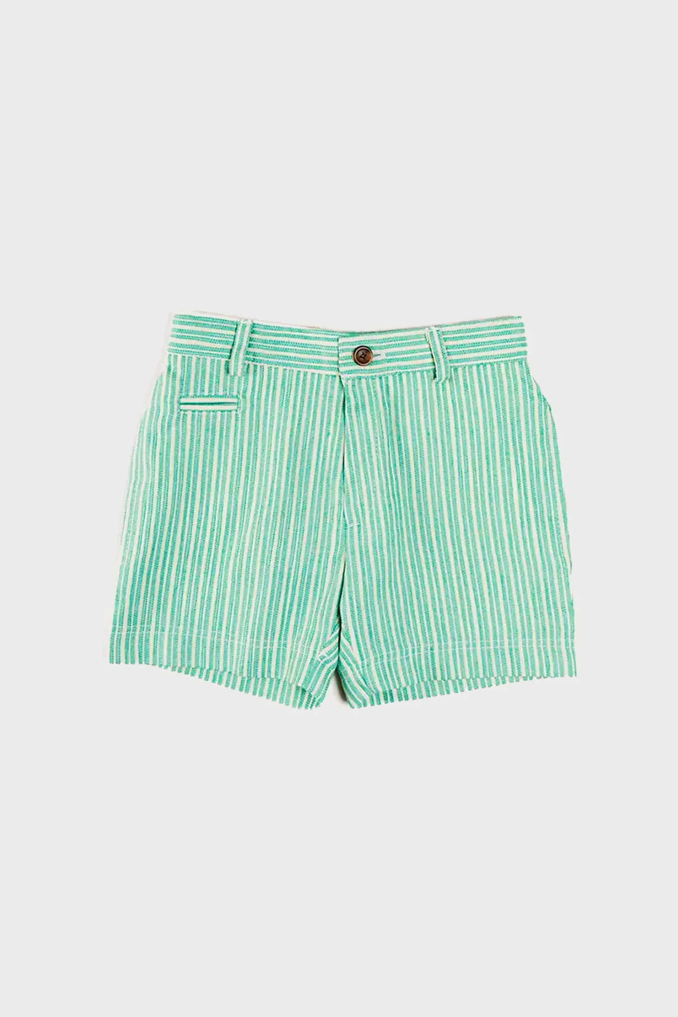 Cheyne Striped Pocket Detail Shorts in Green