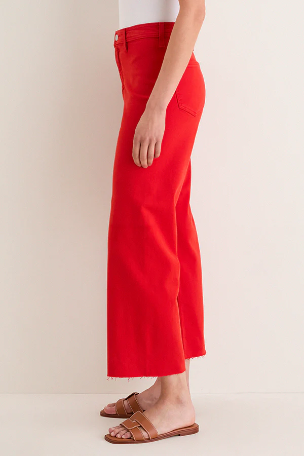 Chili High Rise Wide Leg Penny Crop - Image 3