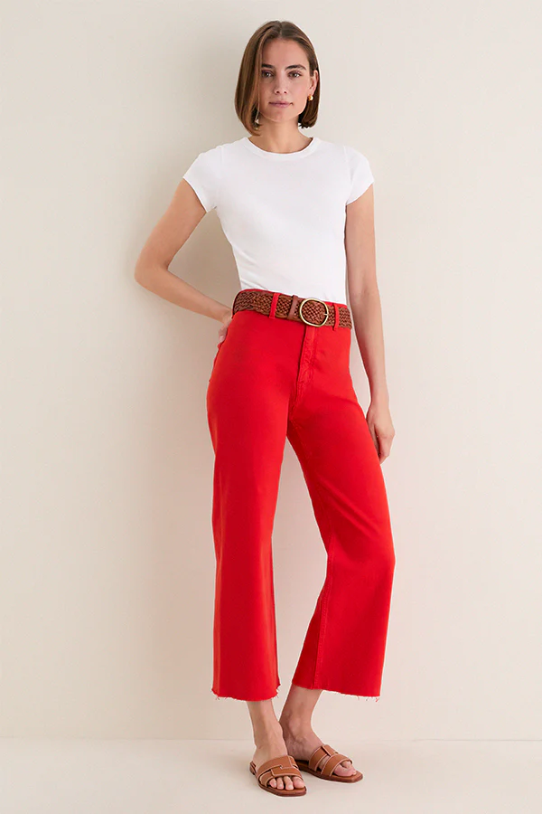 Chili High Rise Wide Leg Penny Crop - Image 6