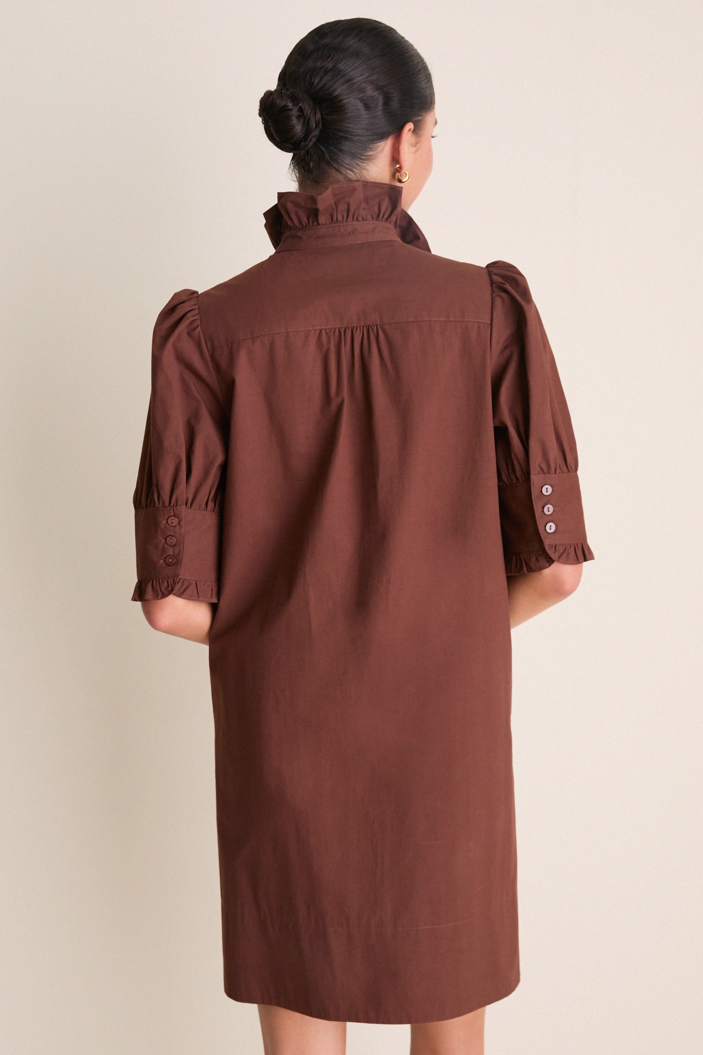 Chocolate Gracelyn Mini Dress - Image 4