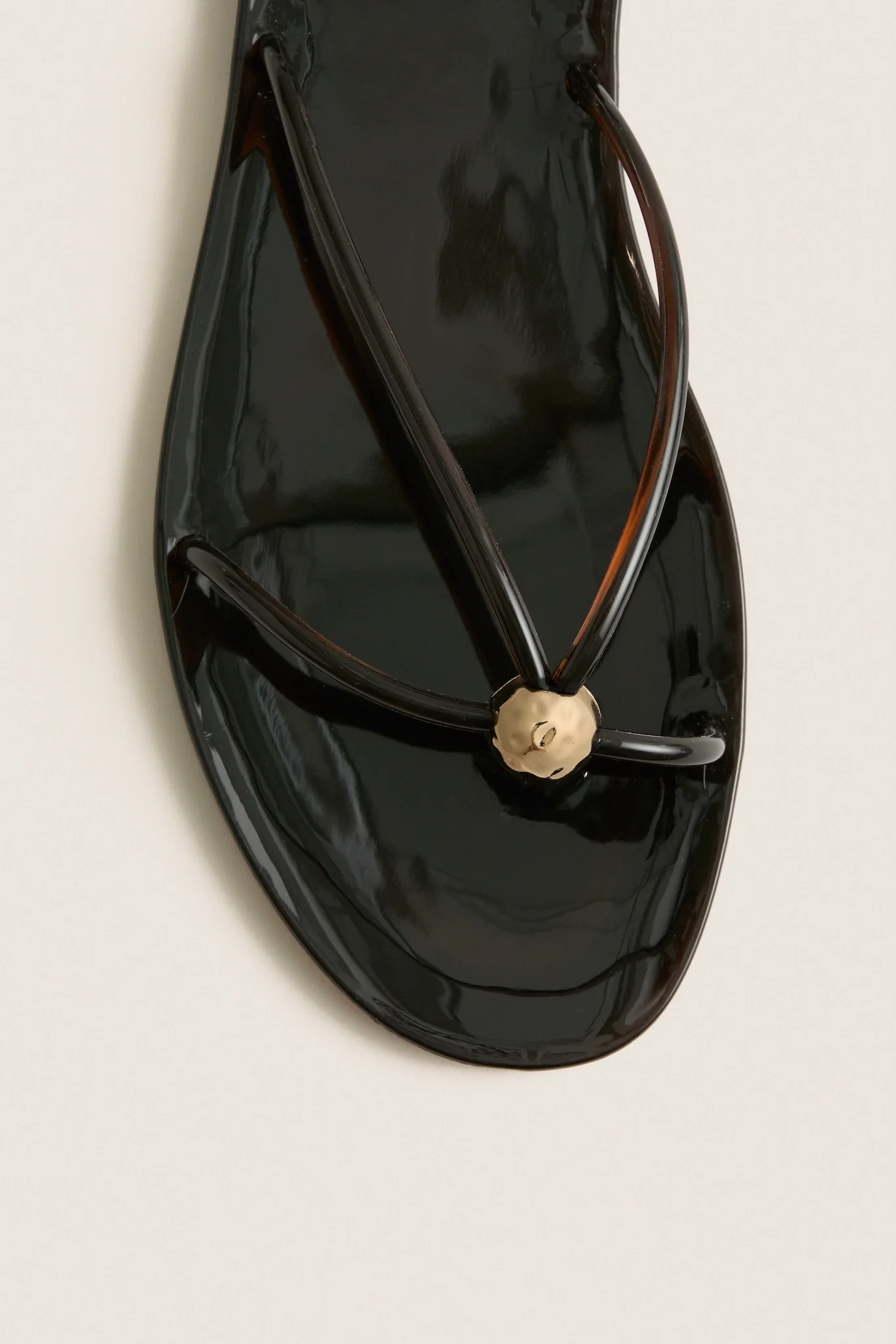 Chocolate Kenley Vinyl Sandals - Image 5