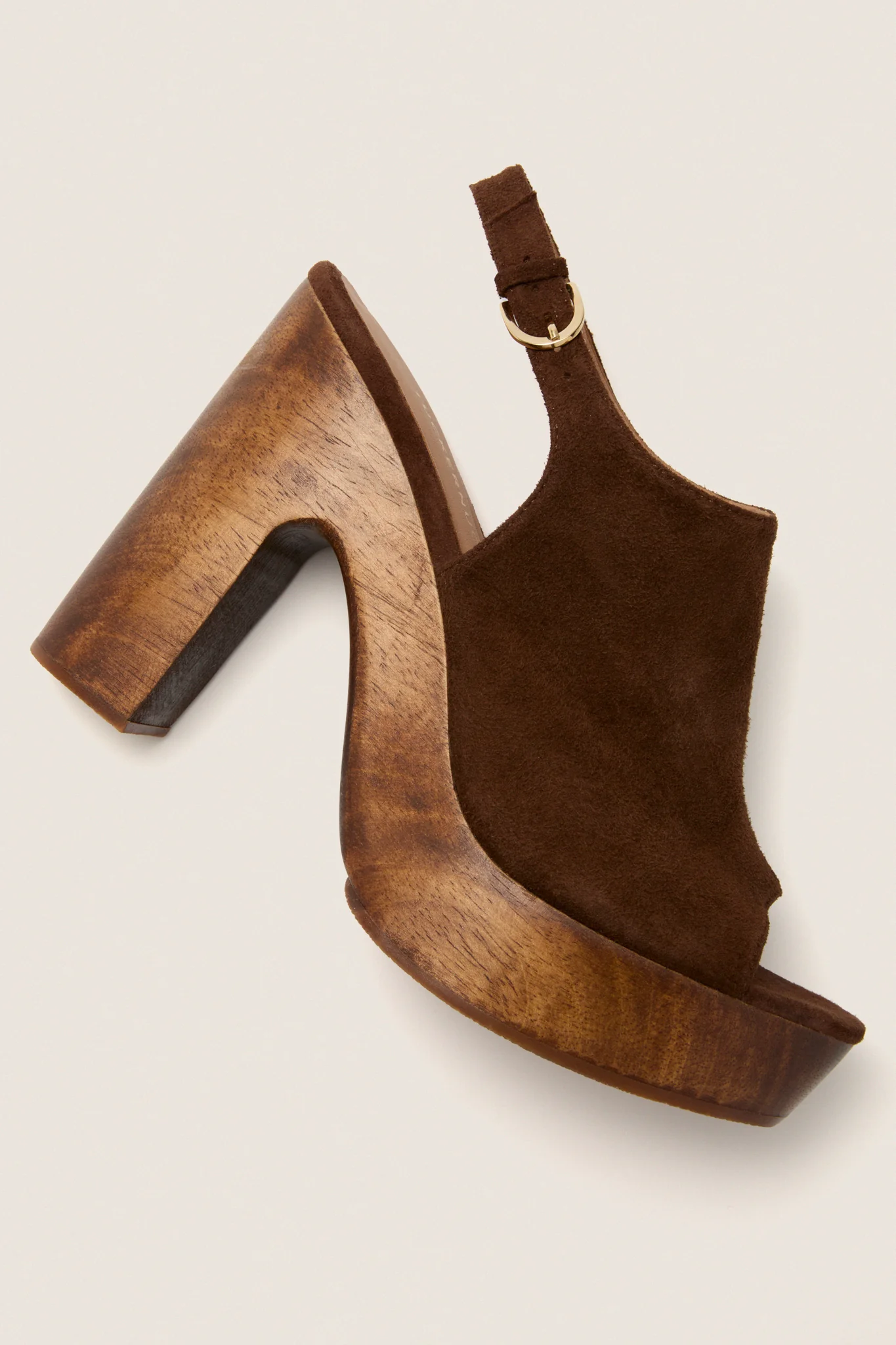 Chocolate Suede Clea Heels - Image 7
