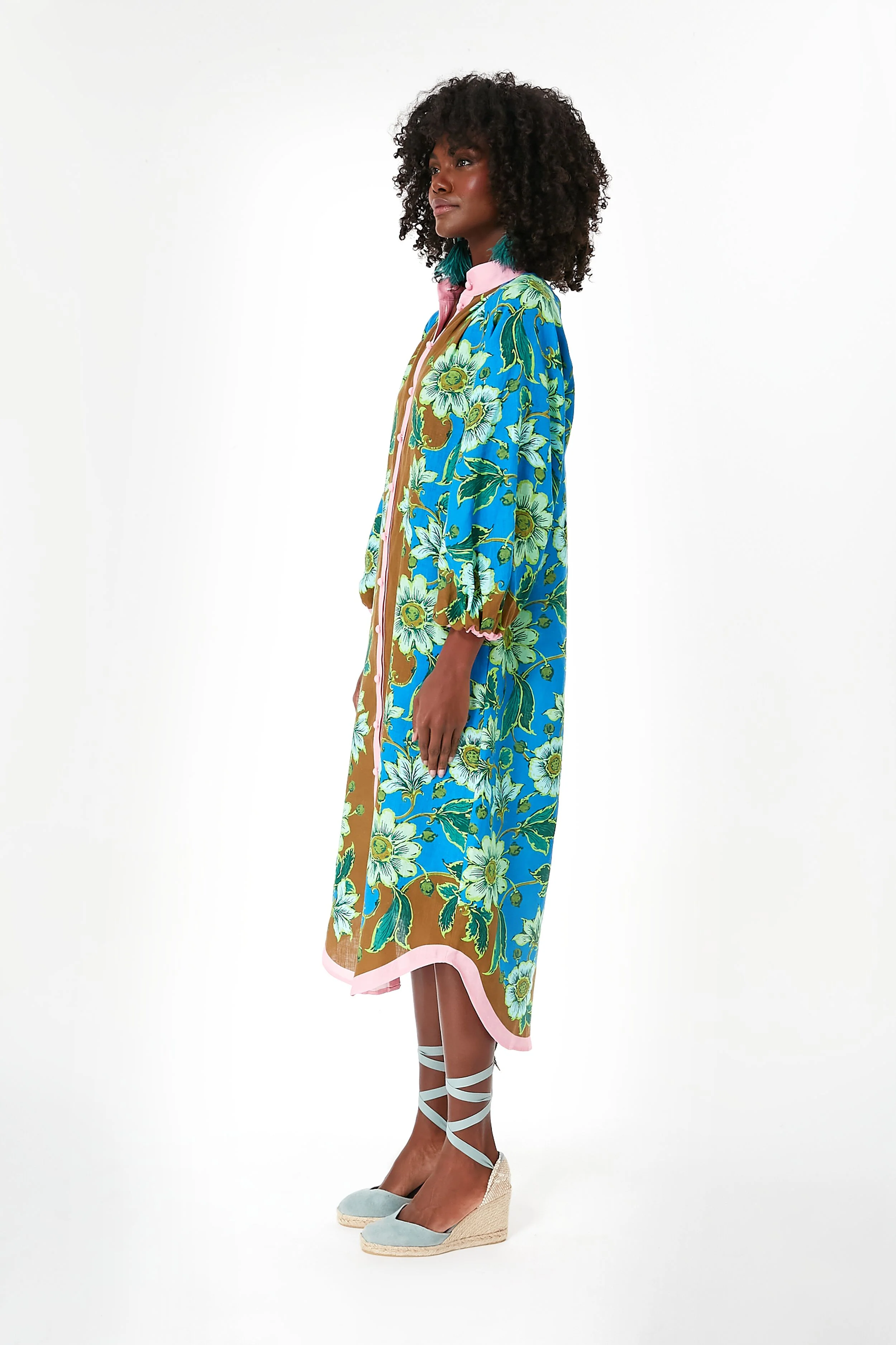 Cobalt Winnie Shirt Dress - Image 3
