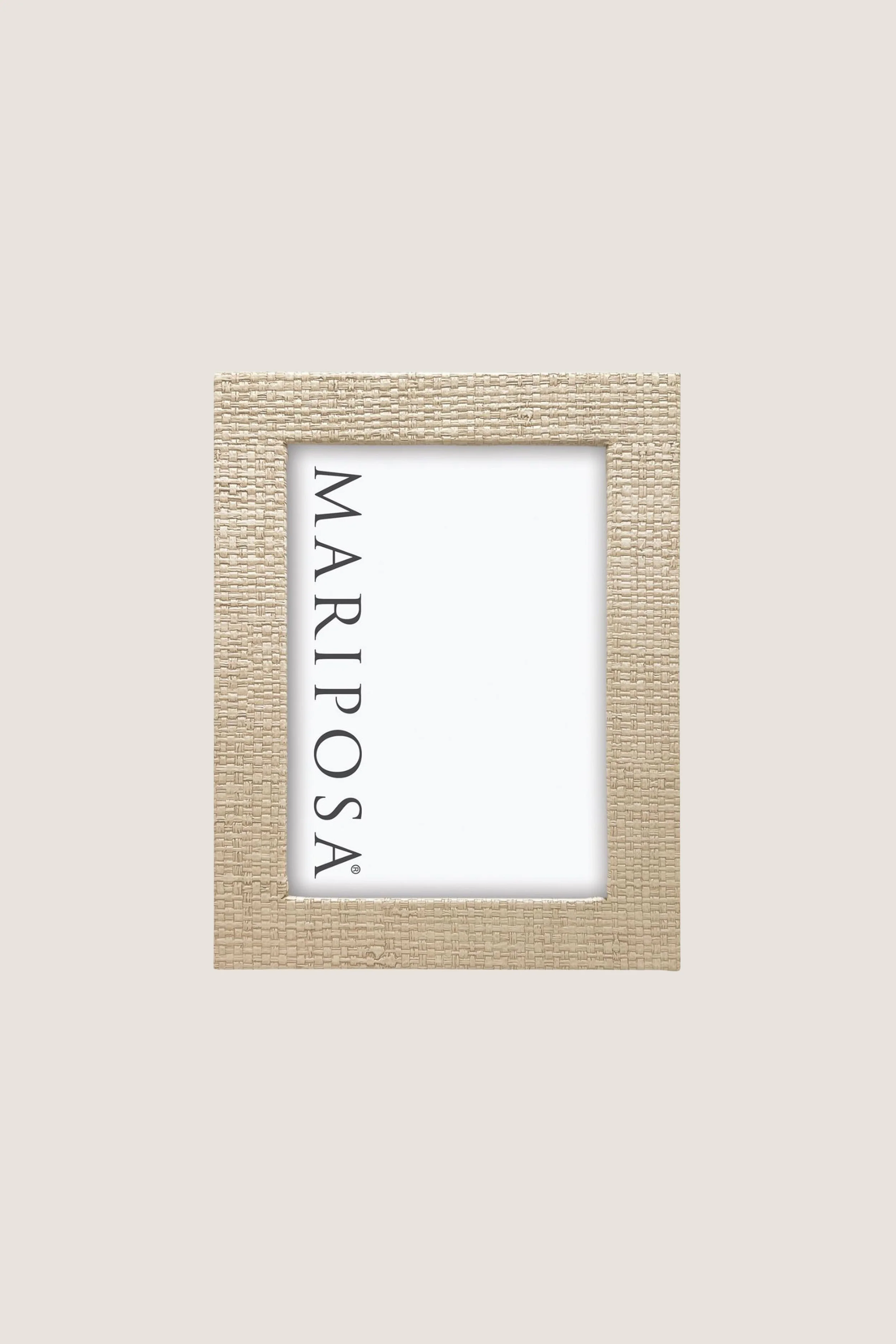 Coconut Grove Faux Grasscloth 5x7 Frame