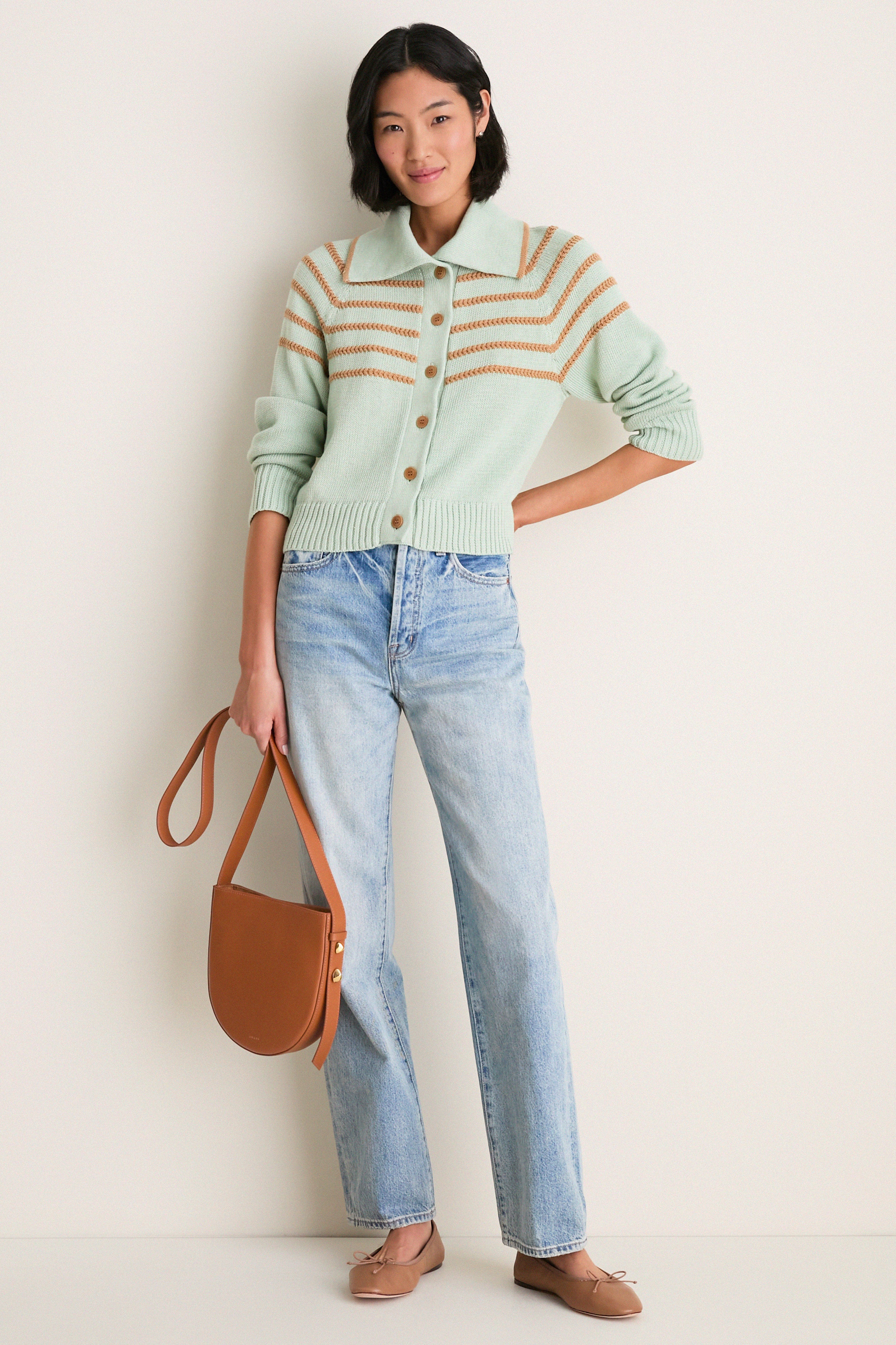 Cognac Leather Nigeria Crossbody - Image 3