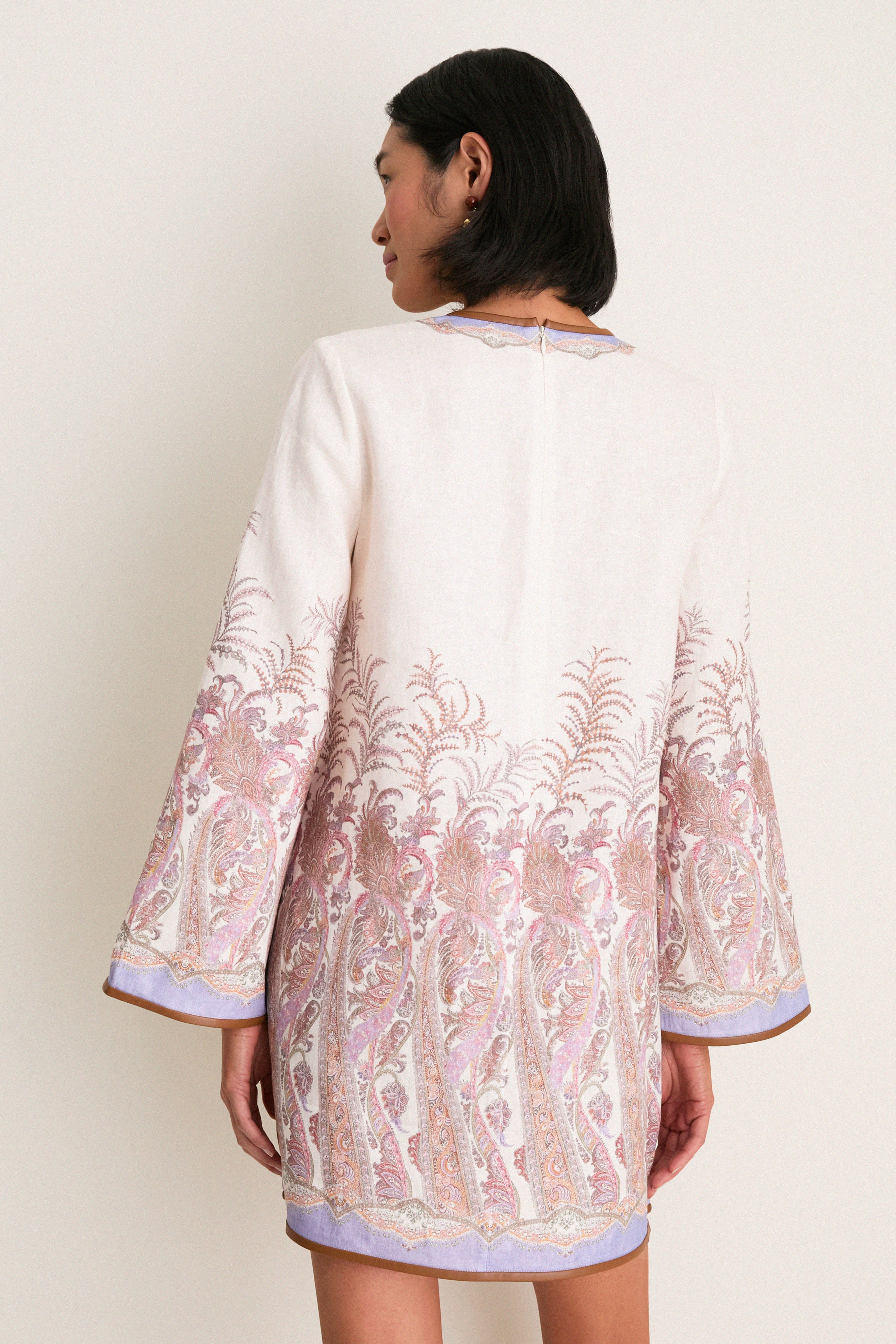 Cream Paisley Alchemy Tunic Dress - Image 4