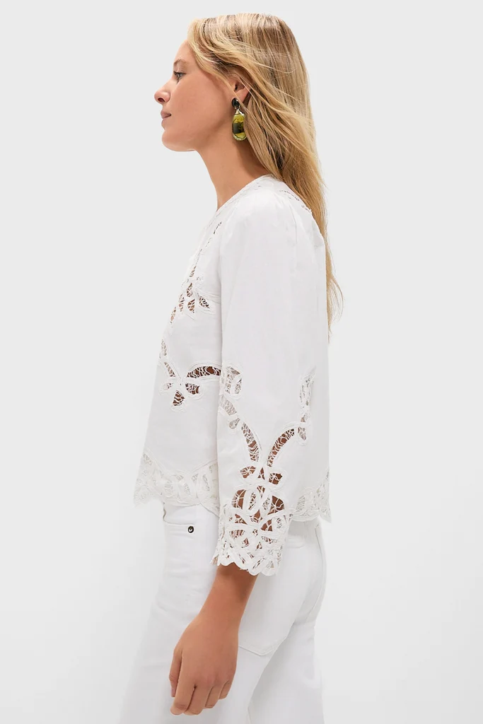 Cream Picnic Top - Image 4