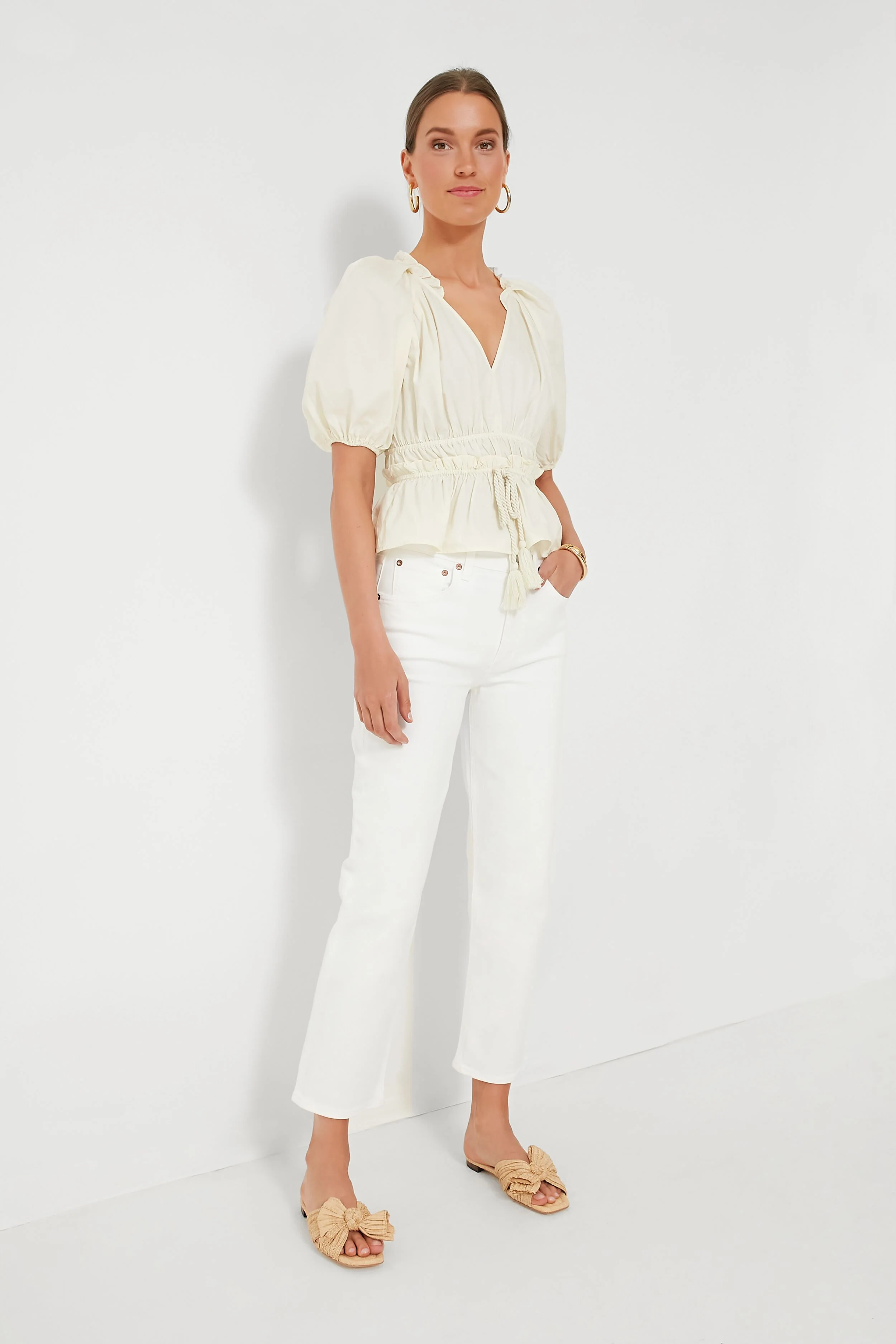 Cream Puff Sleeve Top - Image 6