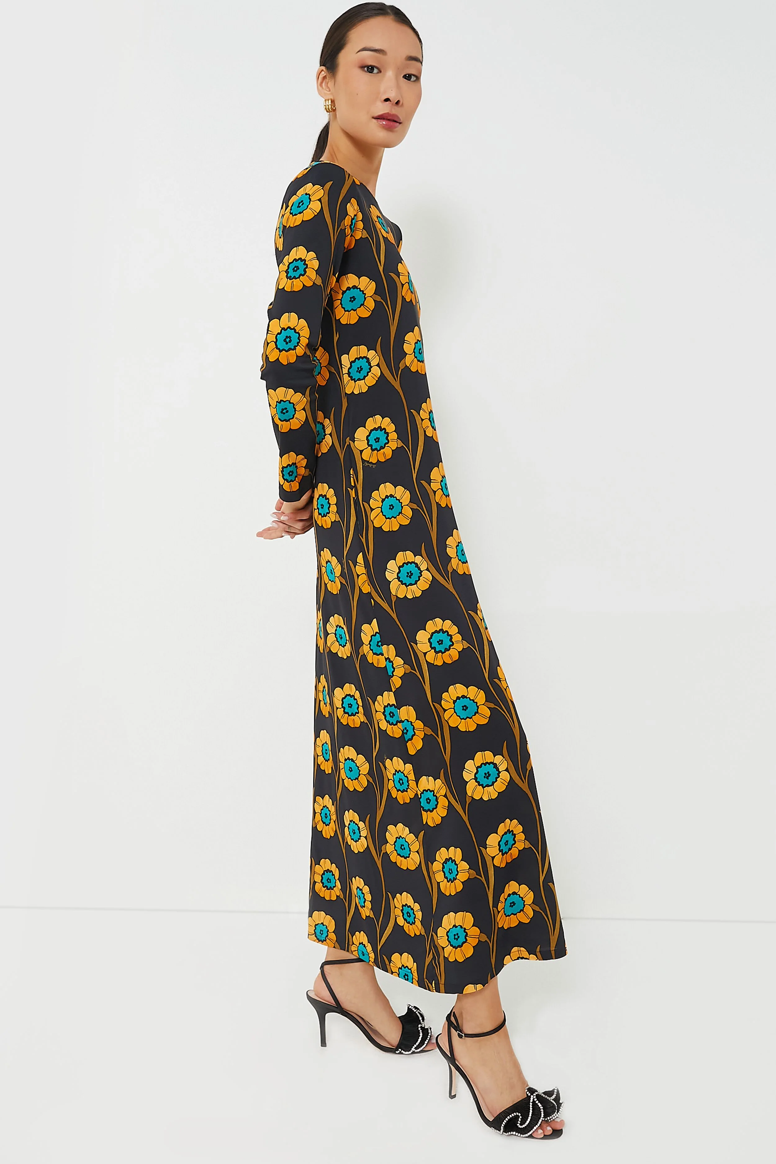 Daisychain Long Sleeve Swing Dress - Image 3