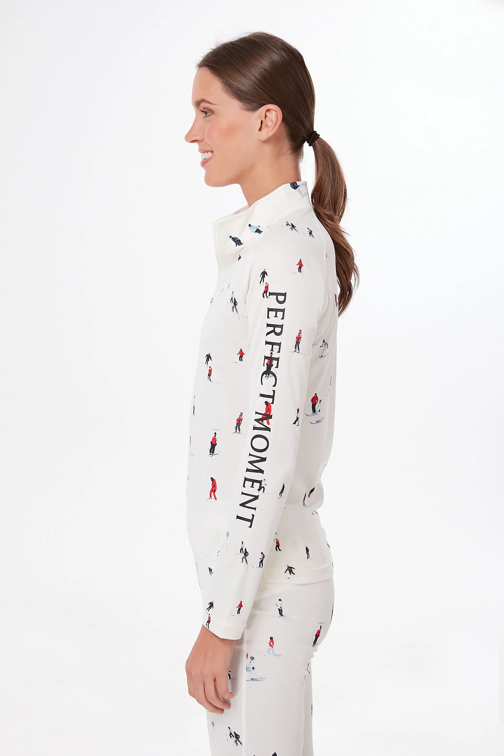 Dede Ski Print Thermal Half Zip - Image 3