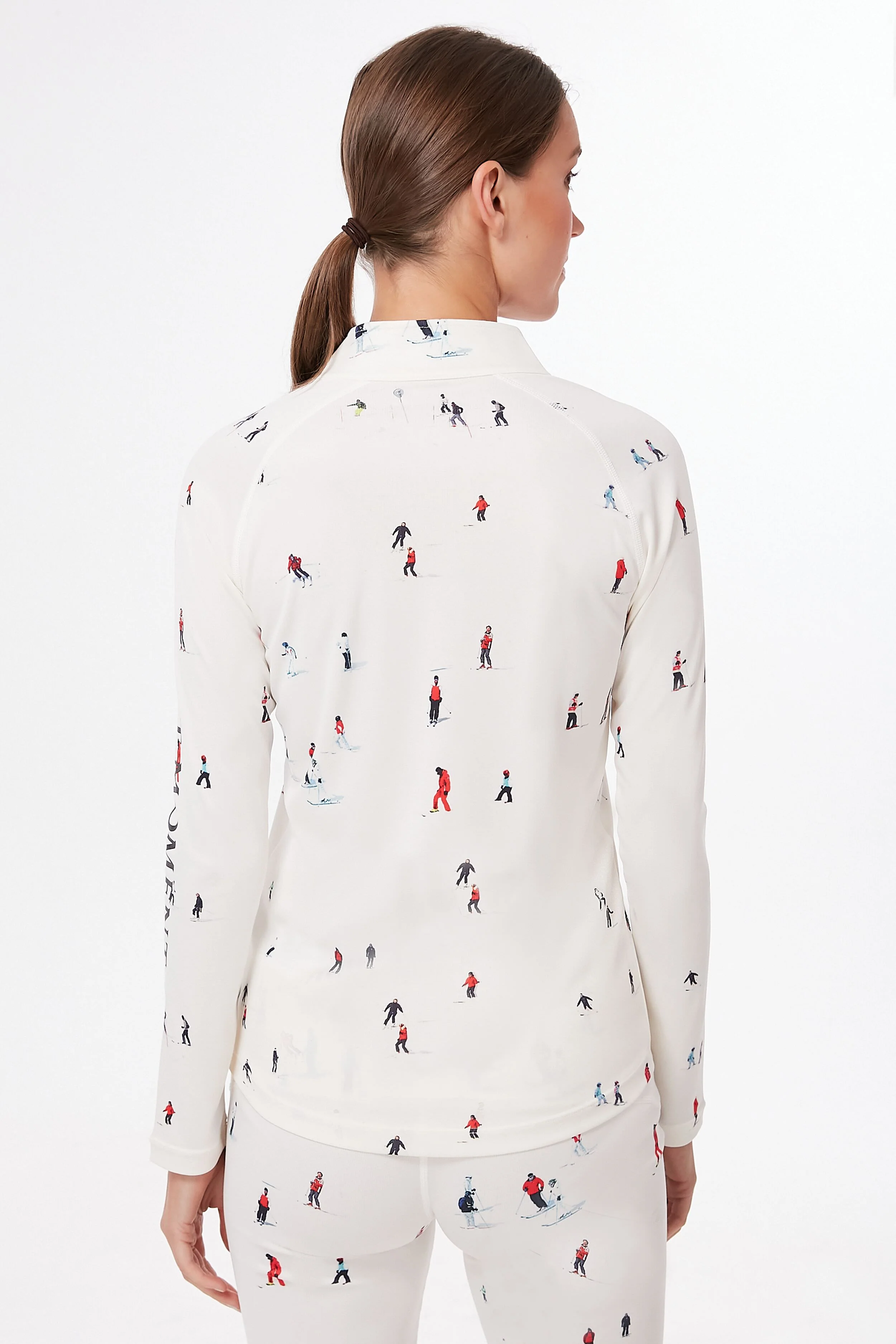 Dede Ski Print Thermal Half Zip - Image 4