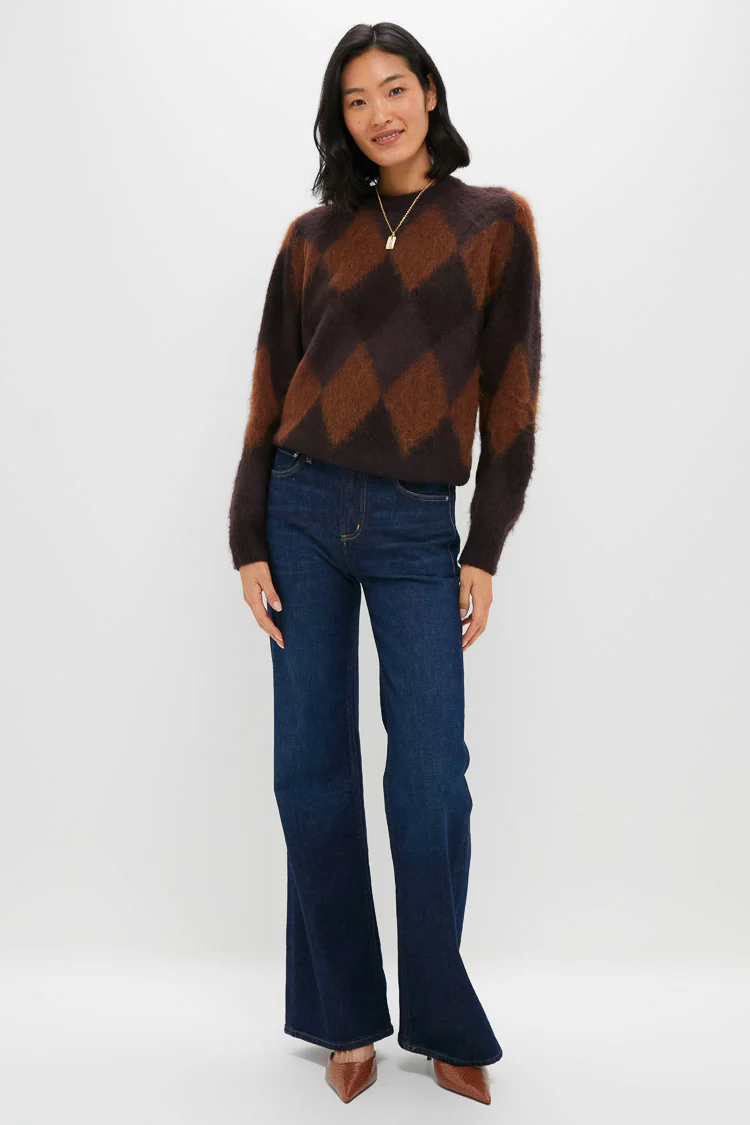 Deep Plum Bronco and Dark Umber Ezra Sweater - Image 6