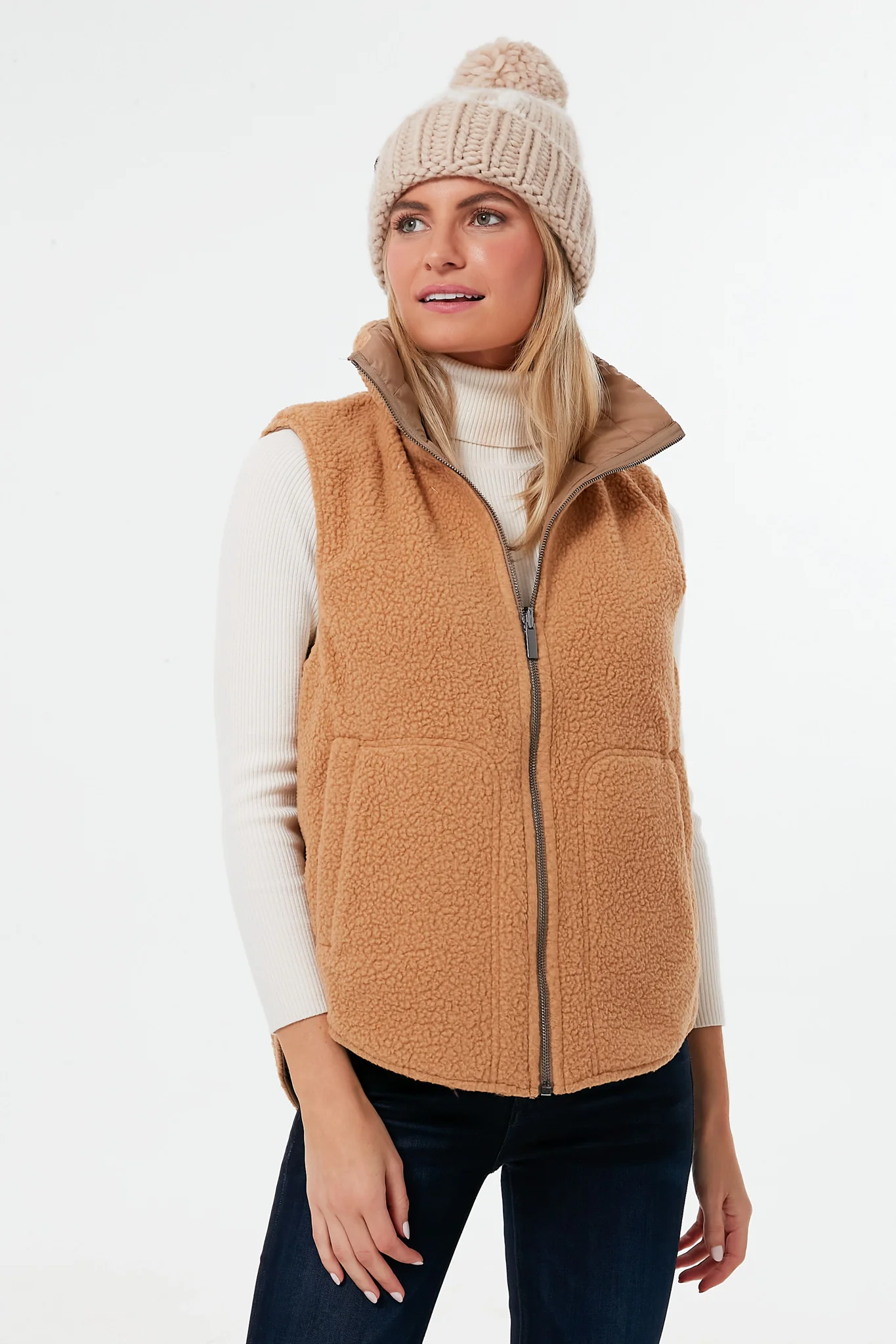 Desert Sand Ellis Reversible Quilt Gilet