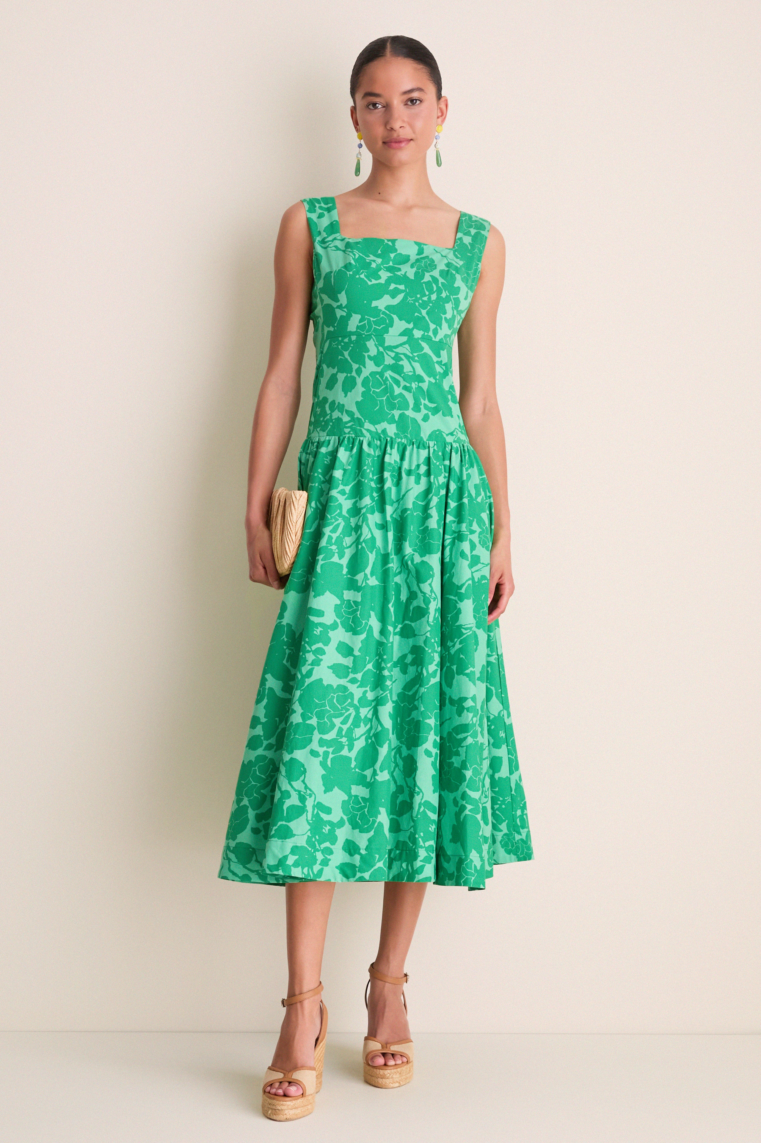Emerald Floral Lilly Maxi Dress - Image 2
