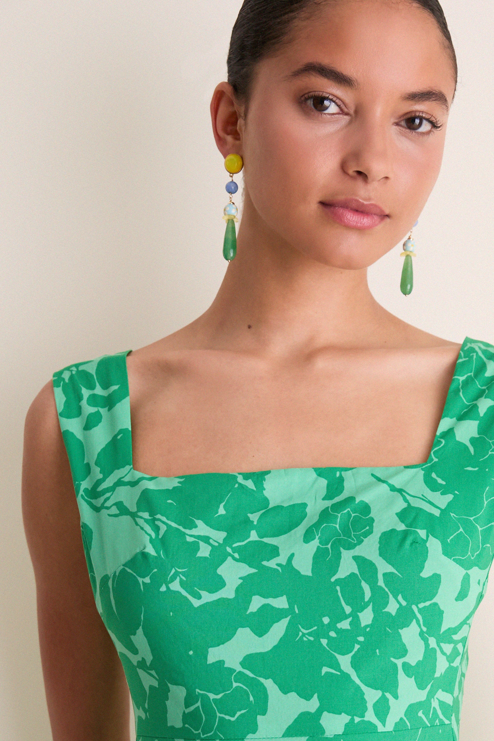 Emerald Floral Lilly Maxi Dress - Image 5