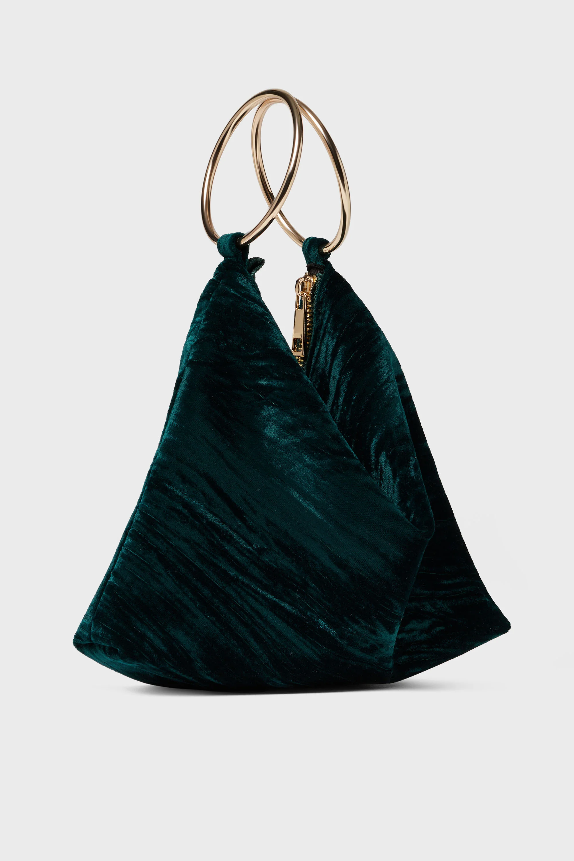 Emerald Jordi Velvet Convertible Bag - Image 3
