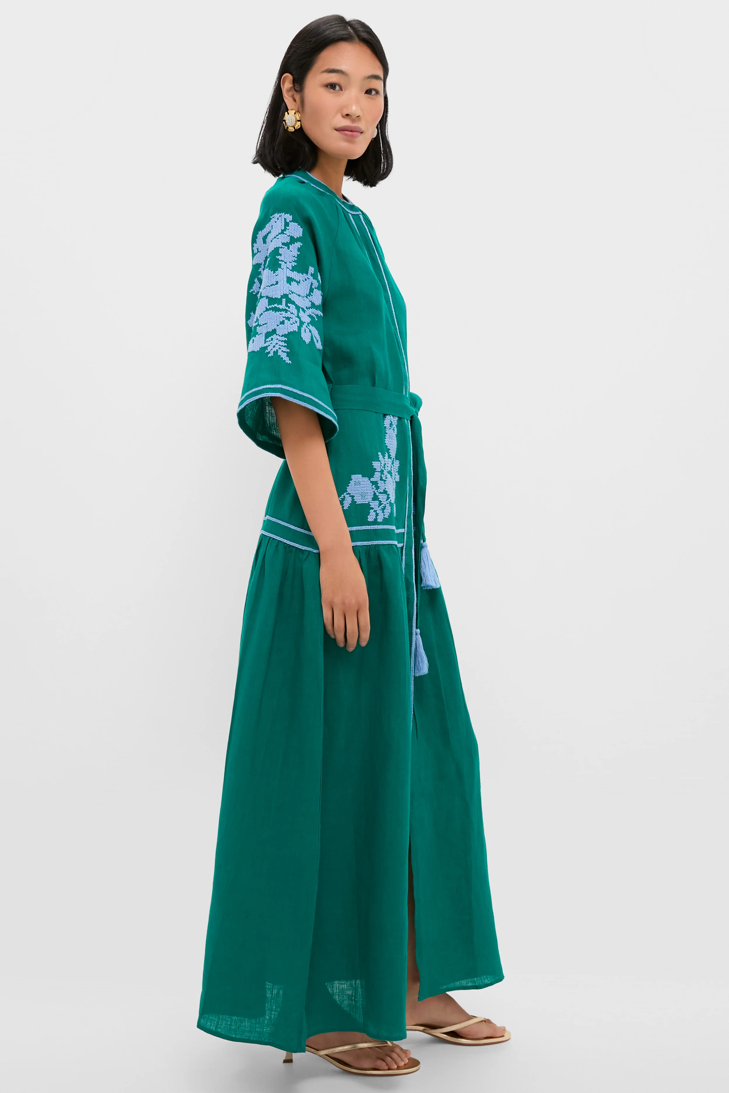 Emerald Swan Dress - Image 3