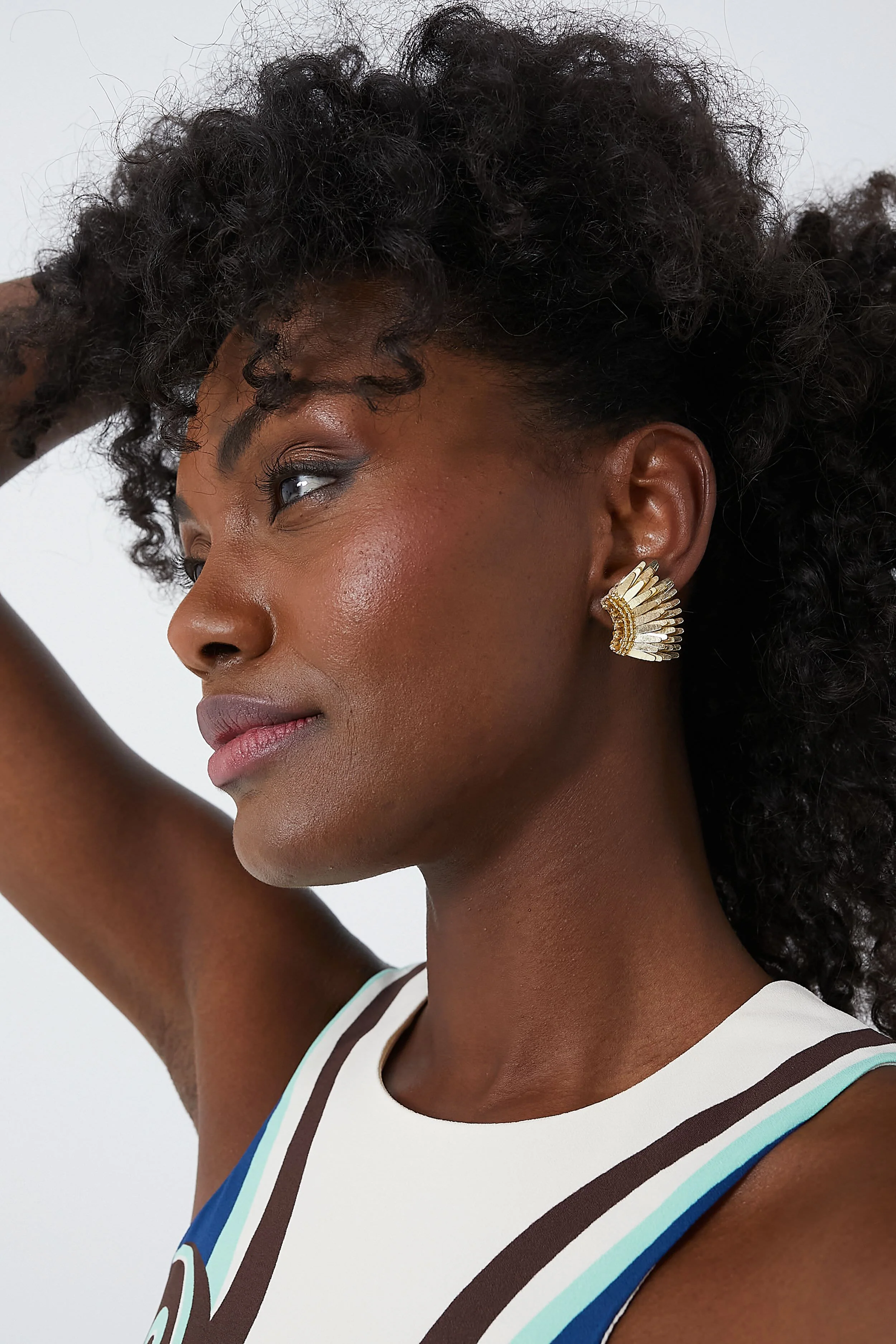 Exclusive Gold Micro Madeline Earrings - Image 2