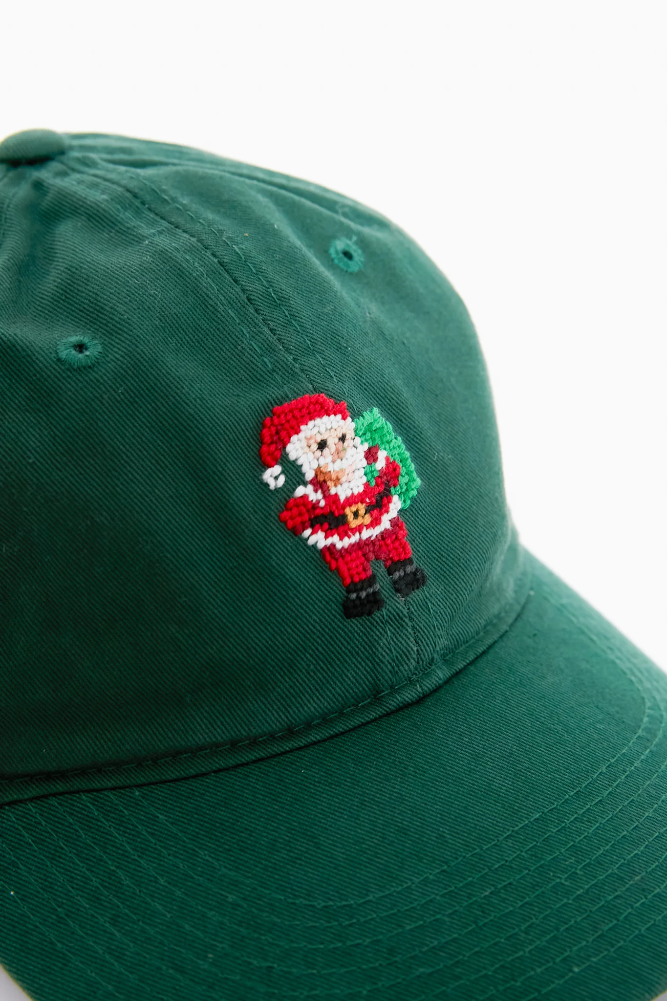 Exclusive Needlepoint Santa's Treats Hat - Image 2