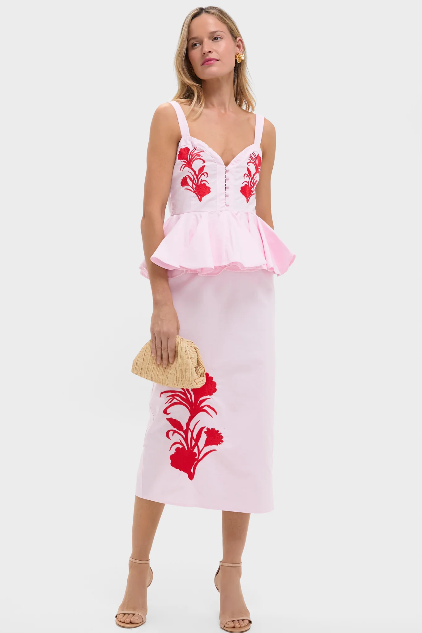 Exclusive Pink and Red Noemine Dress - Image 2