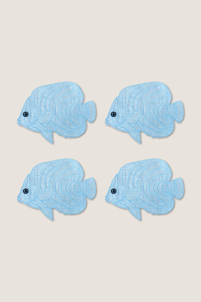 Fish Cocktail Napkins (Set of 4) - Image 2
