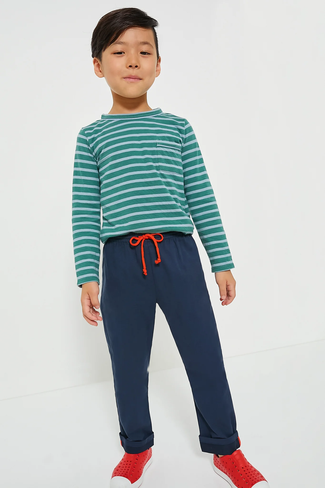 Forest Stripe Edward Long Sleeve Tee - Image 2