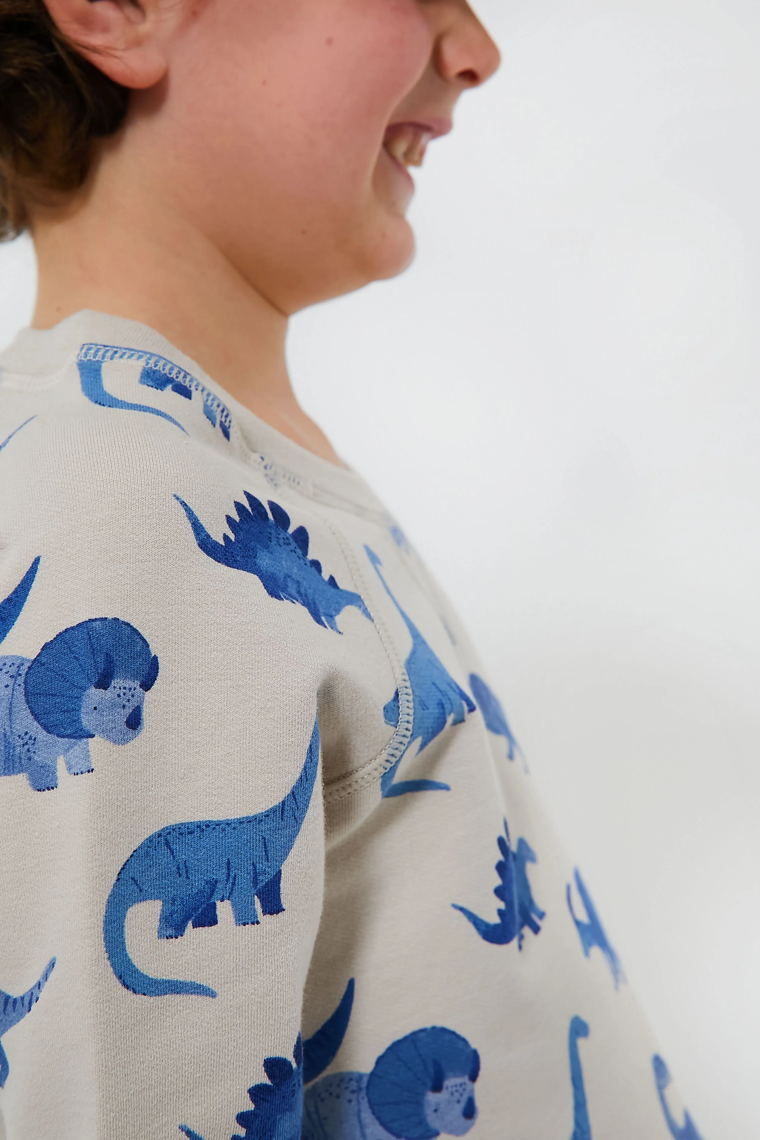 French Terry Dinos Raglan Sweatshirt and Jogger Set - Image 6