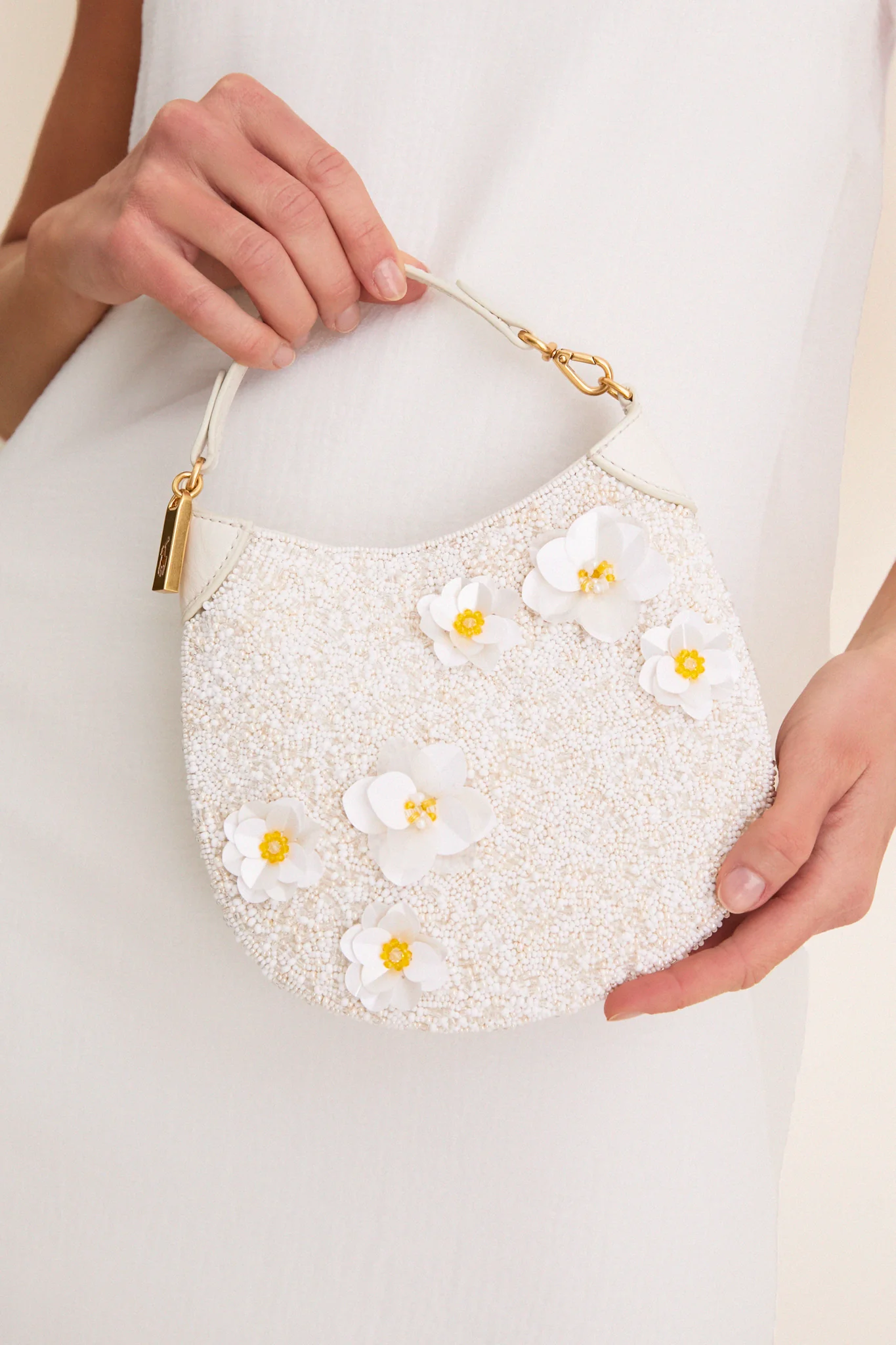 Frosting Floral Beaded Pouch - Image 2