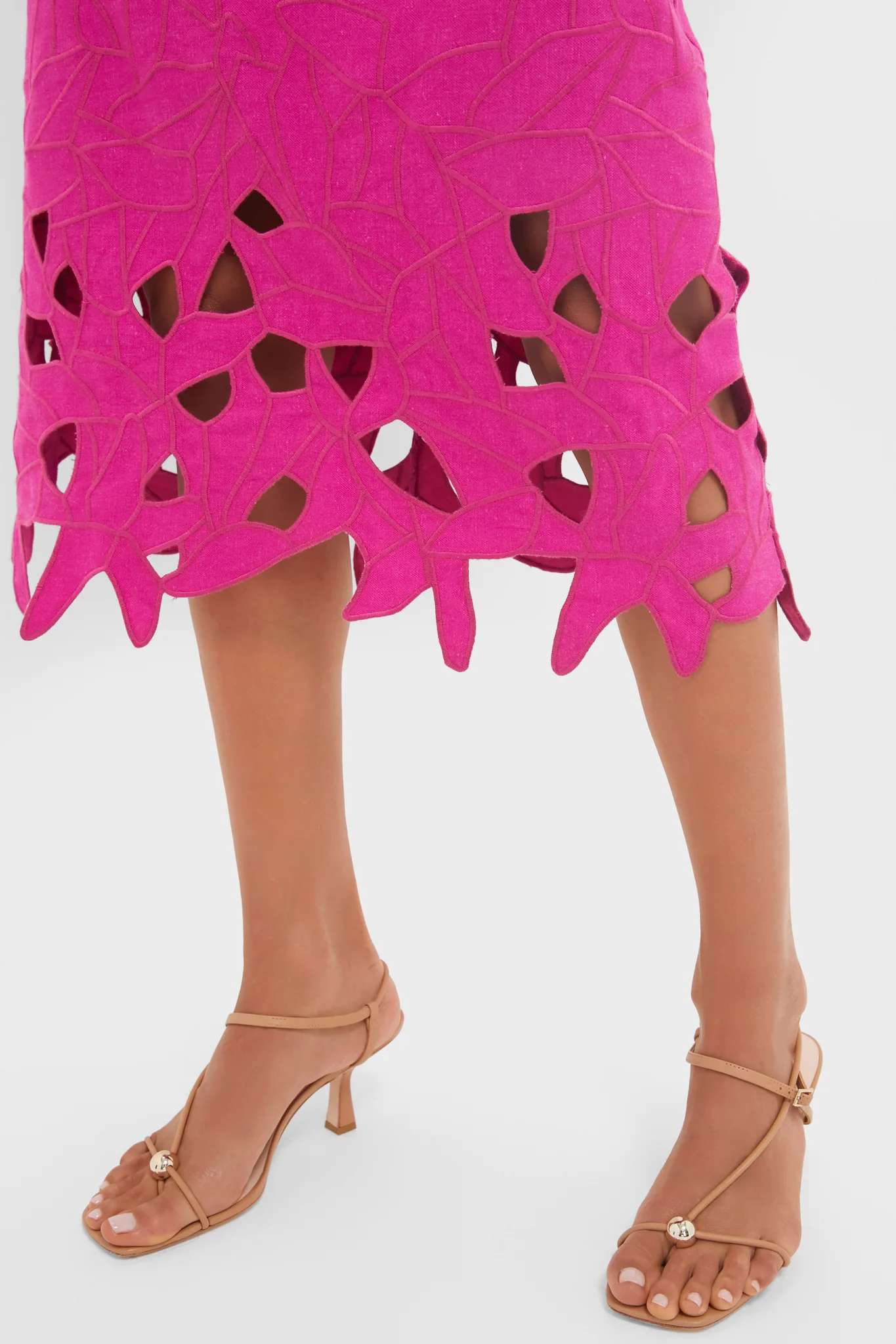 Fuchsia Linen Somerset Maxi Dress - Image 2