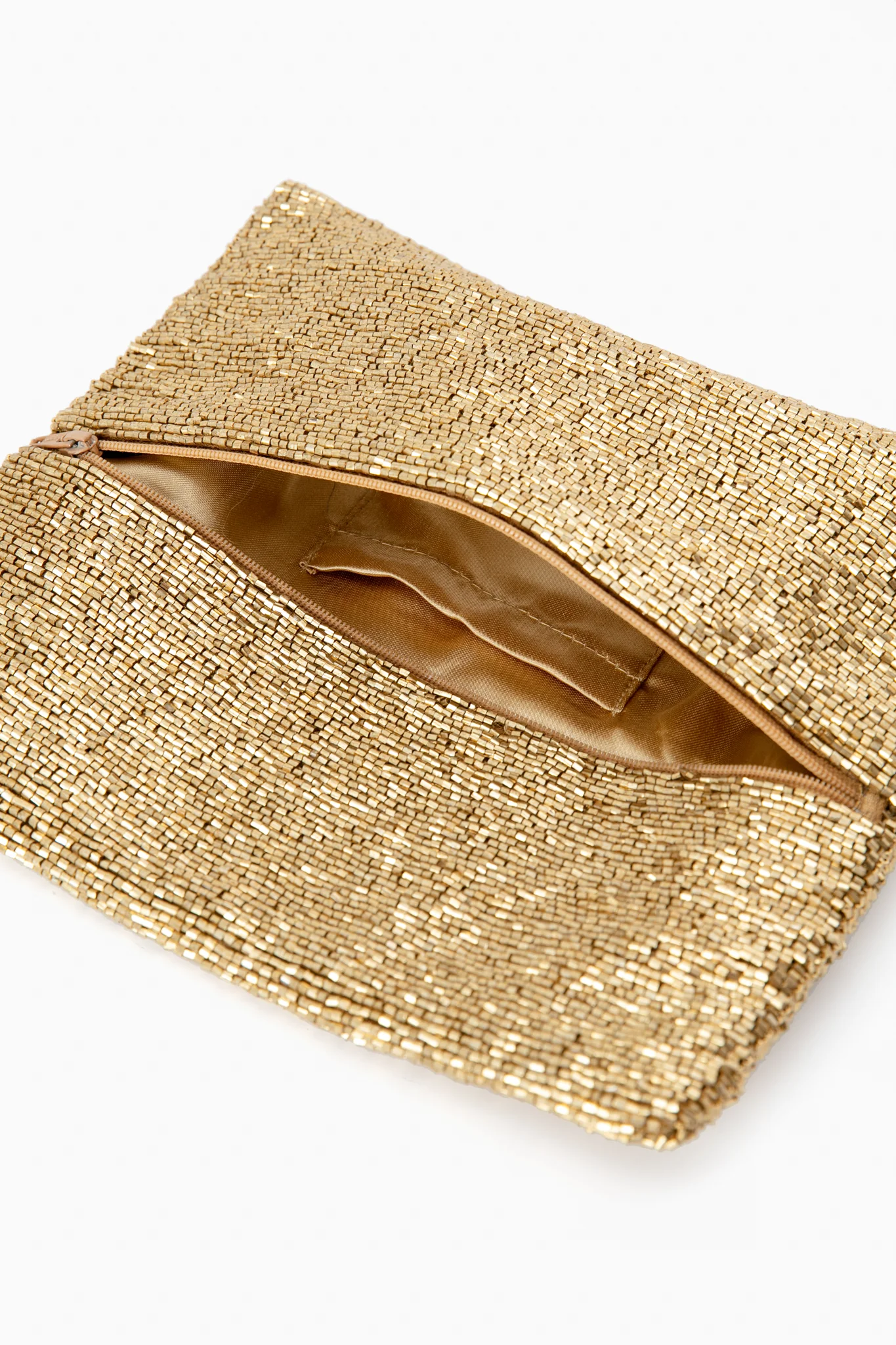 Gold Beaded Clutch - Image 6