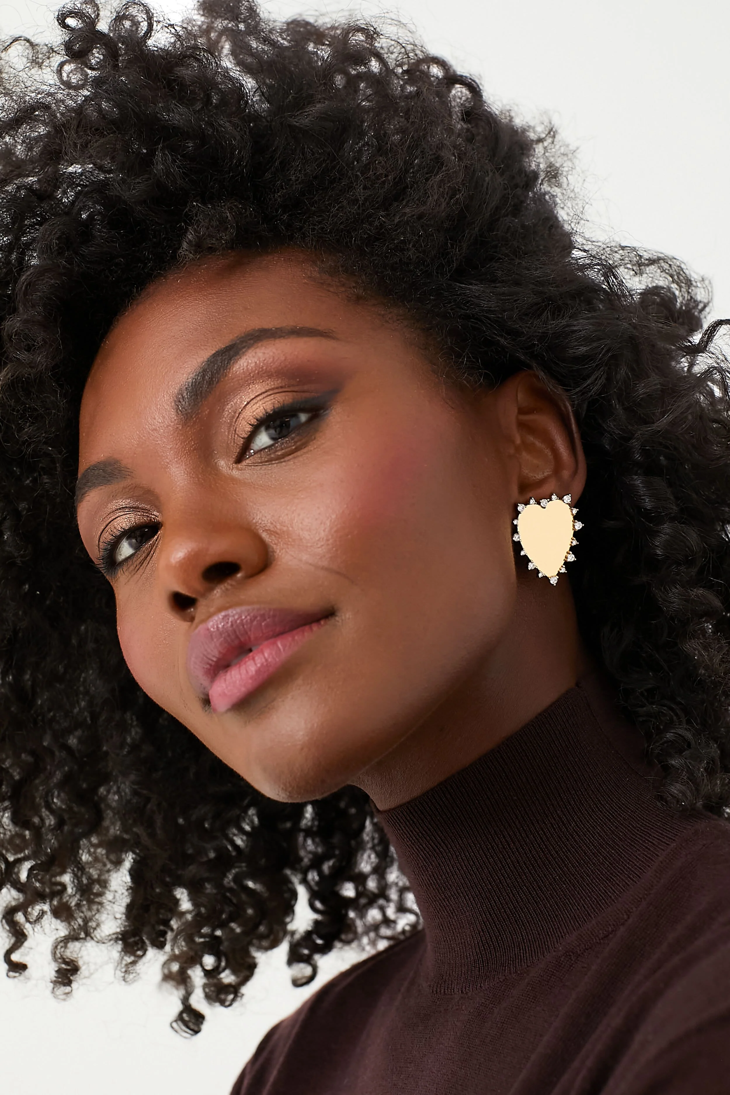 Gold Everlasting Love Studs - Image 2