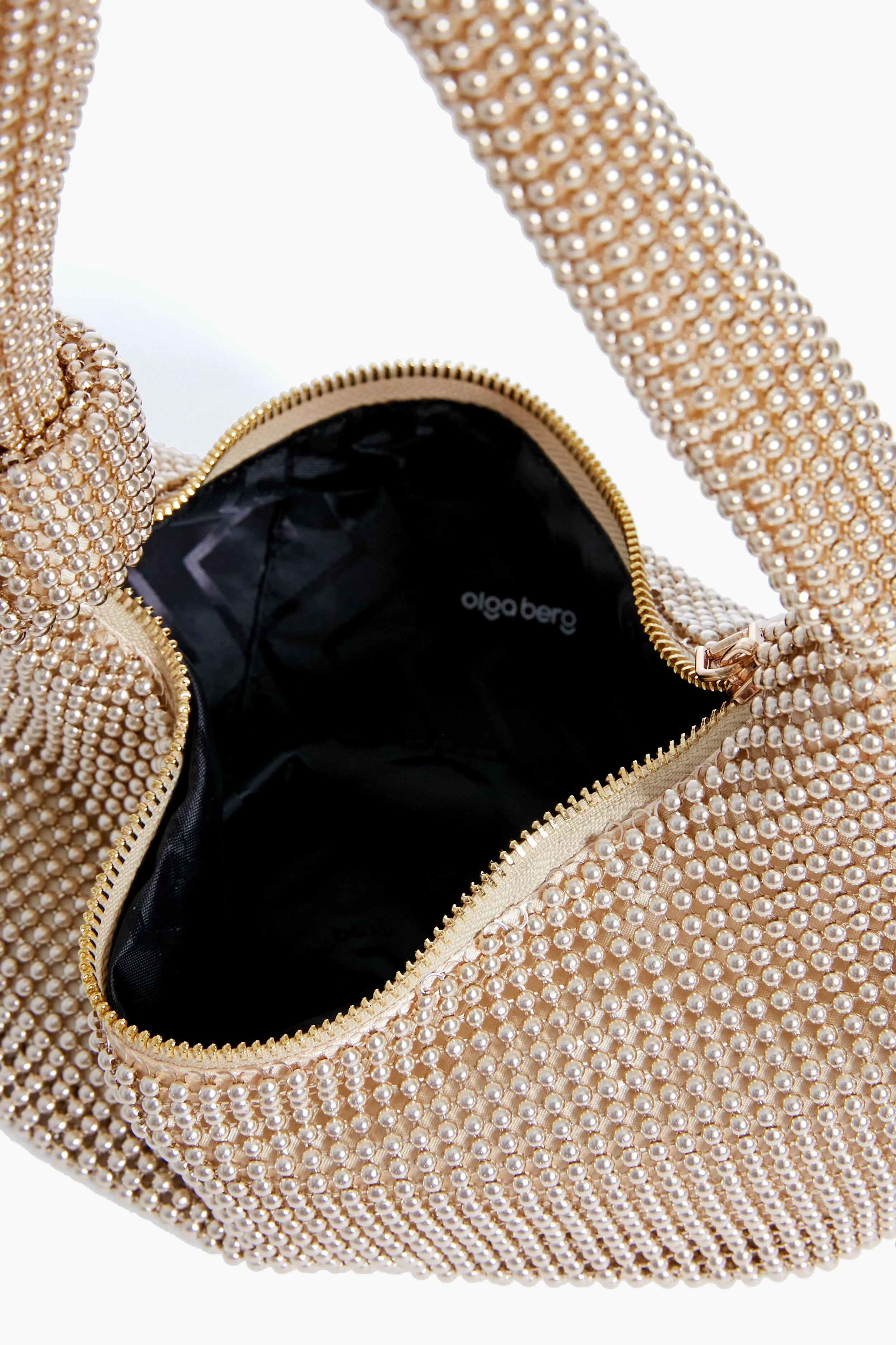 Gold Franka Ball Mesh Shoulder Bag - Image 5
