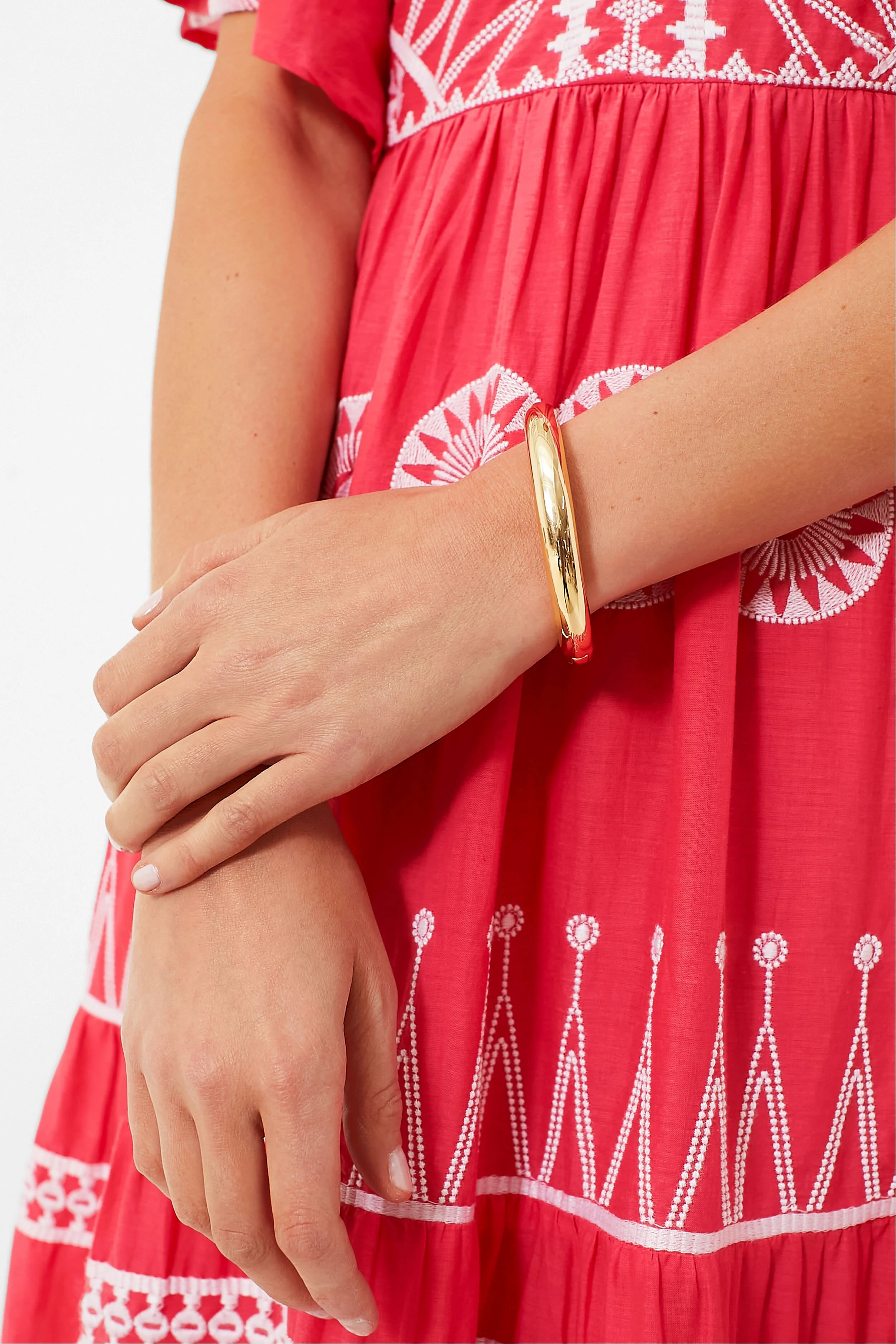 Gold Gia Mega Bangle - Image 2