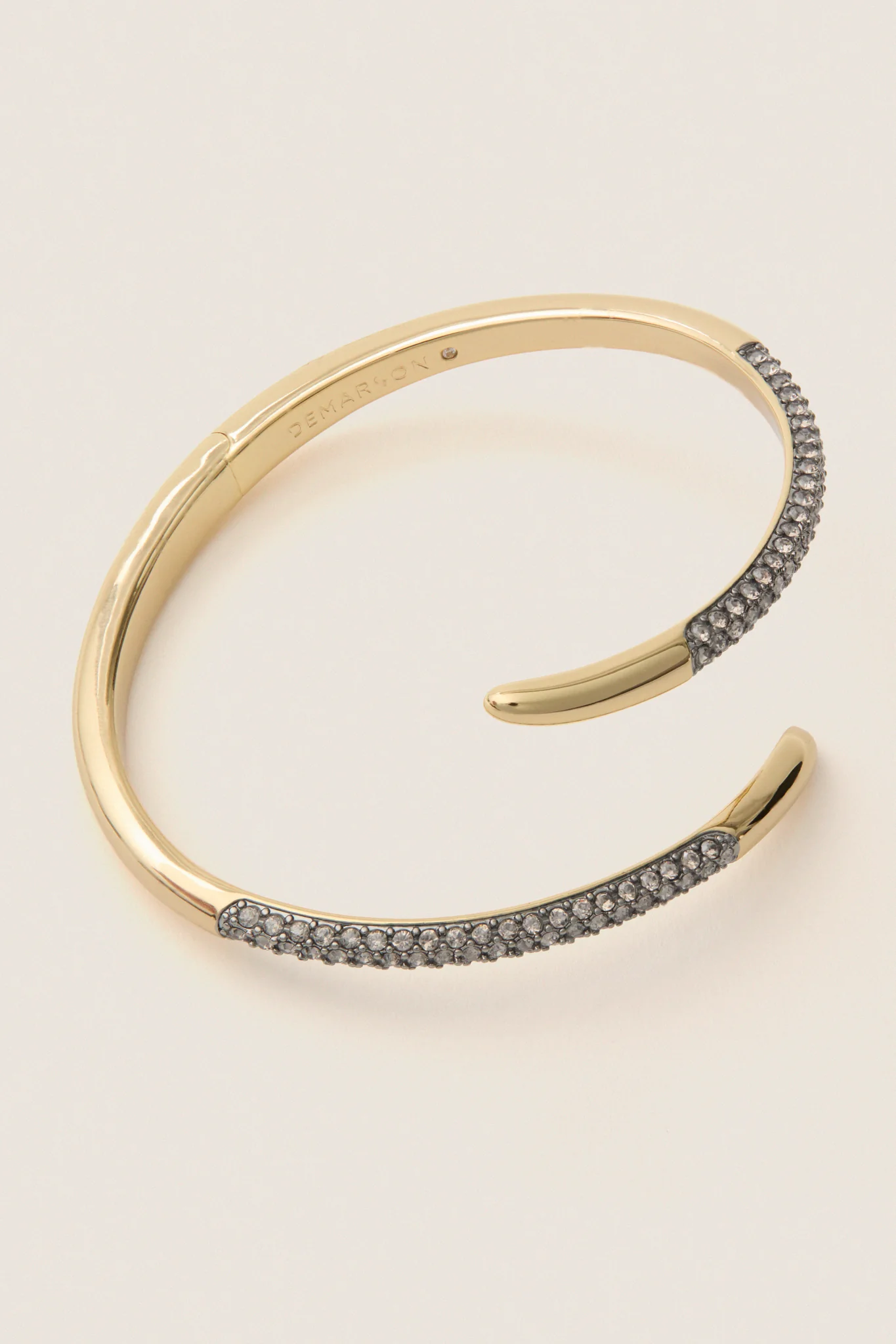 Gold, Gunmetal and Crystal Vesey Cuff - Image 3