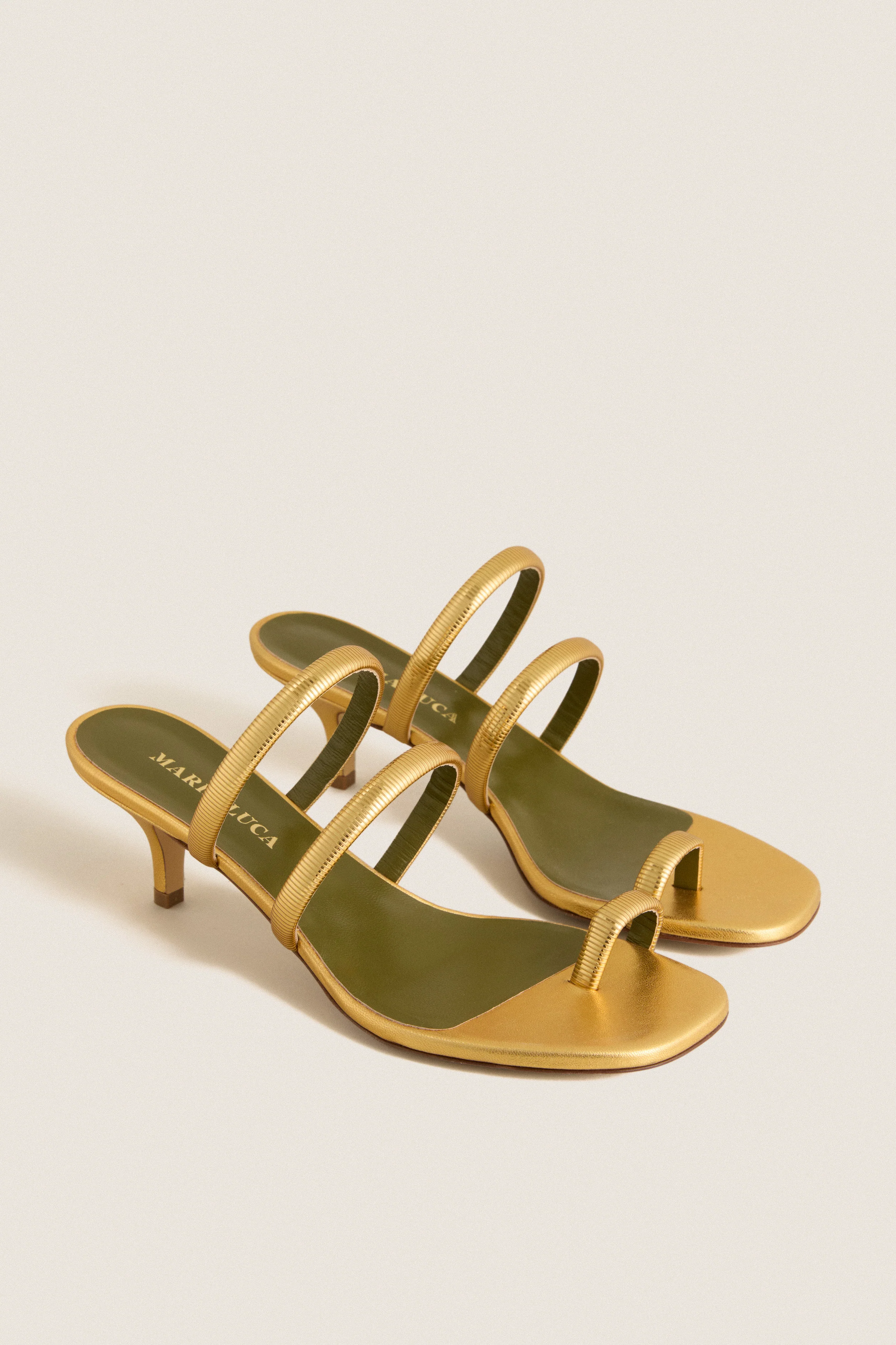 Gold Modia Sandals - Image 4