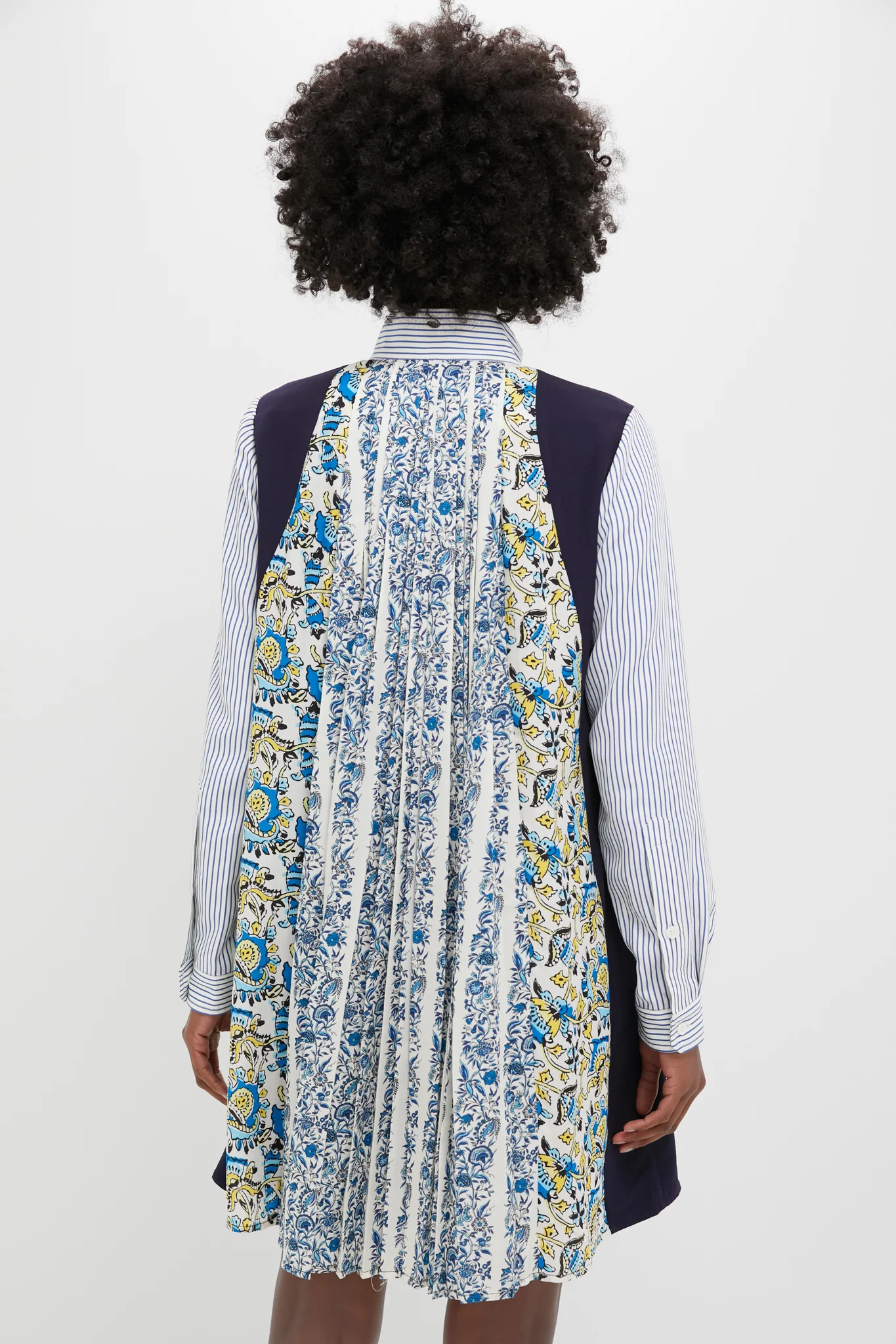 Goldenrod Chintz Stripe Benji Dress - Image 5