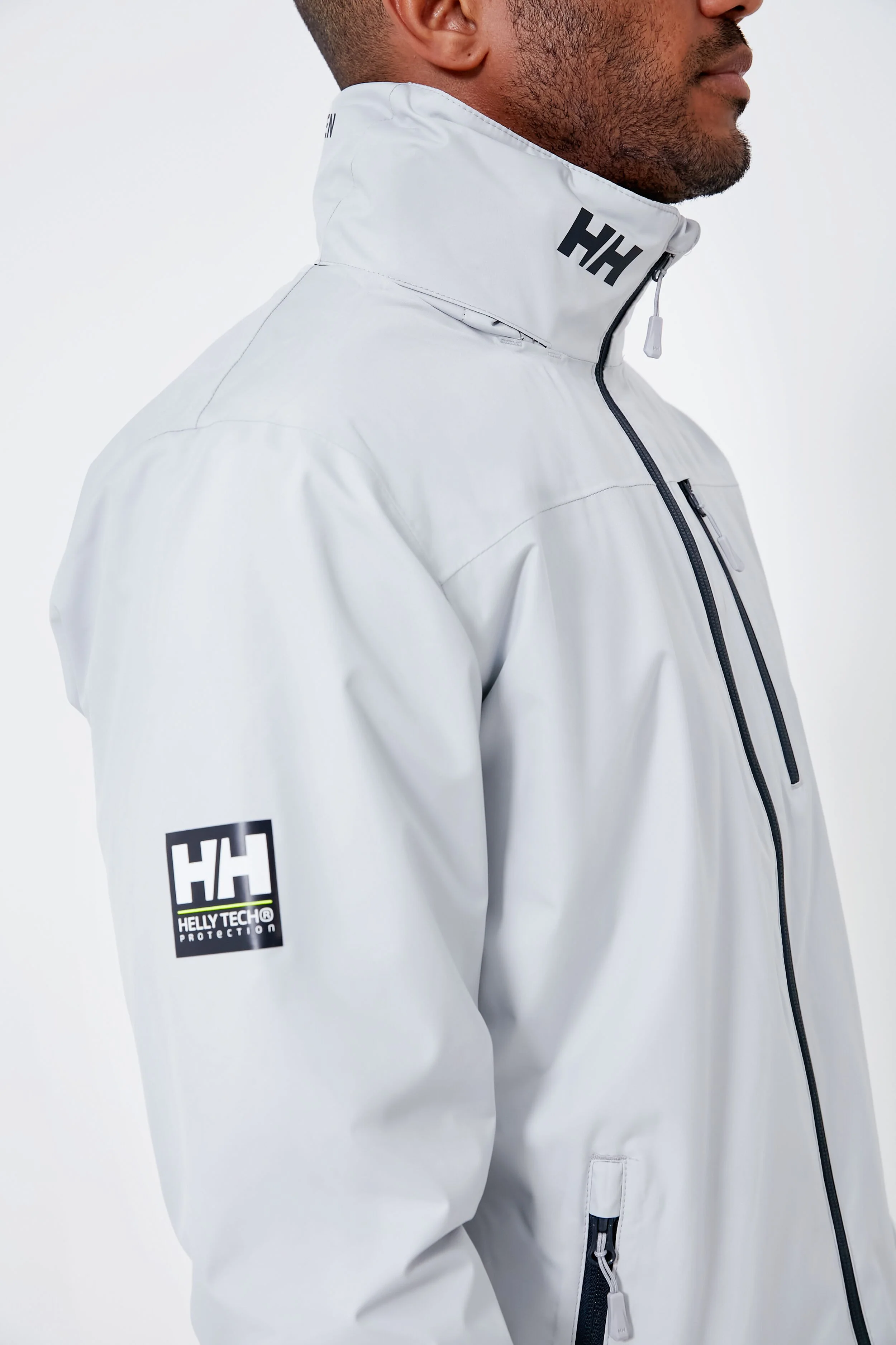 Gray Fog Fleece Lined Crew Jacket - Image 5