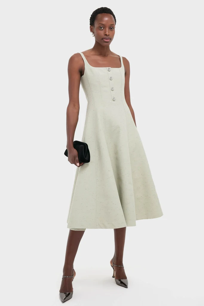 Green Lily Orrie Midi Dress - Image 3
